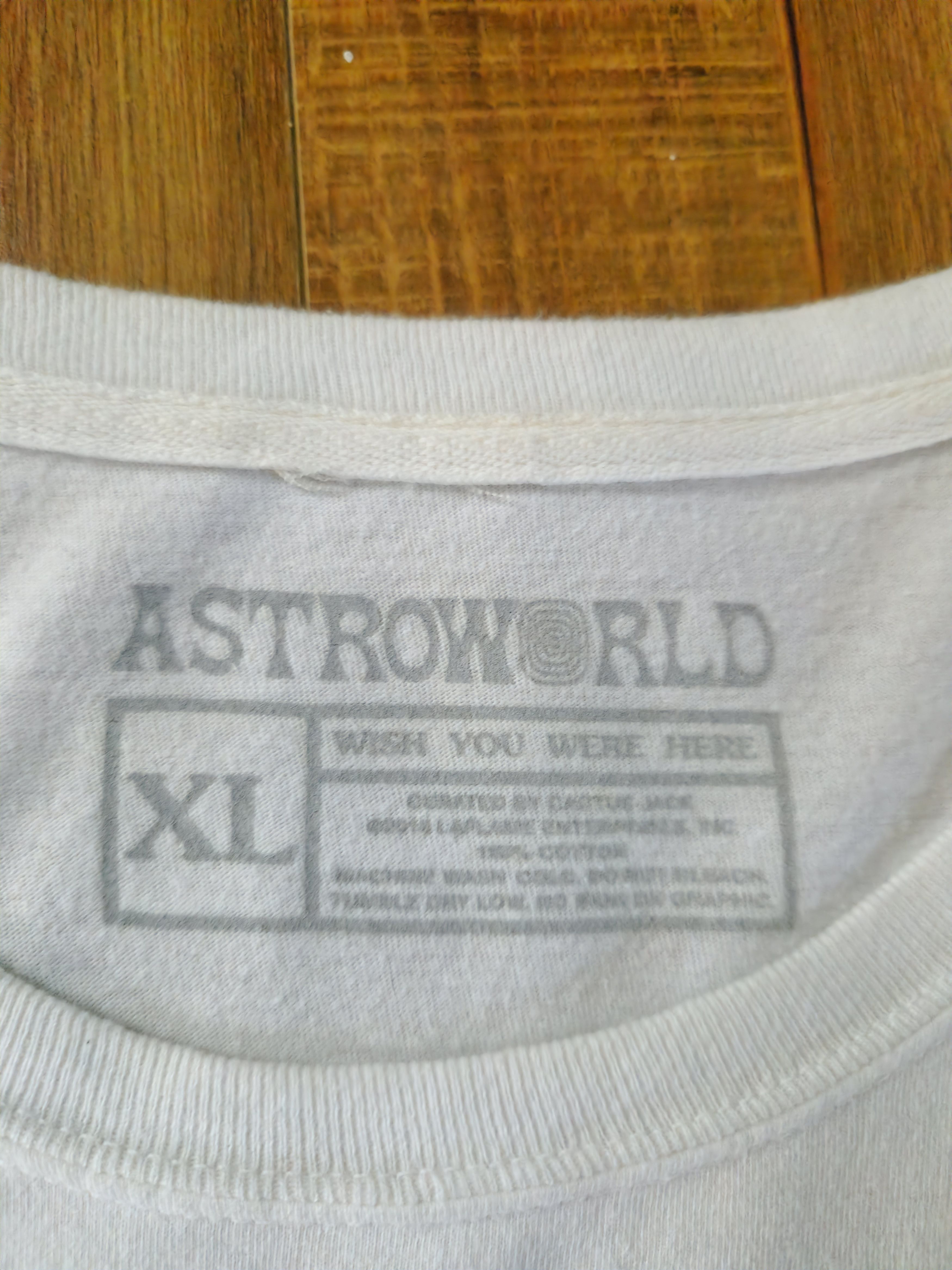 Travis Scott Astroworld Put On A Happy Face Tee Size US XL / EU 56 / 4 - 2 Thumbnail