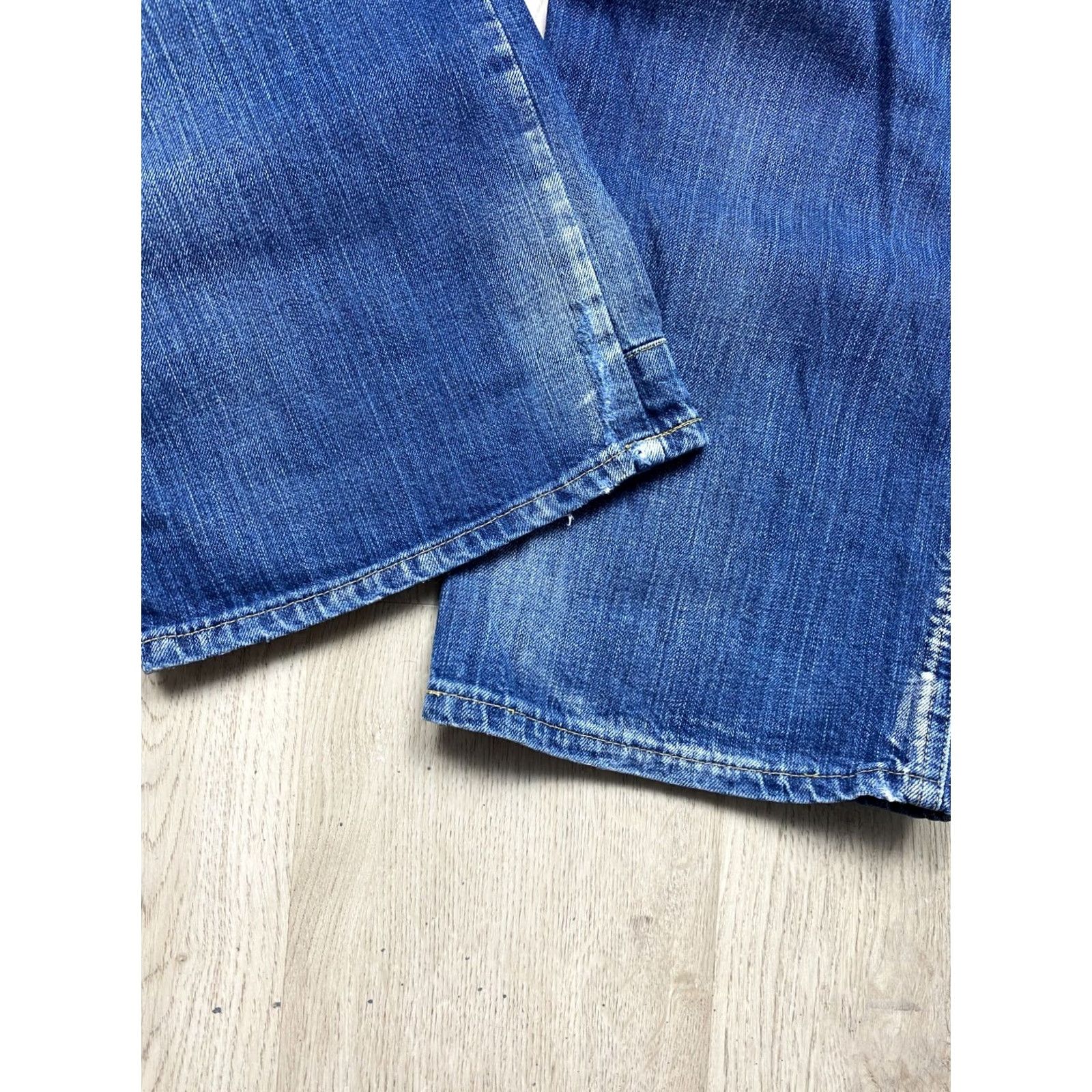 G-Star G Star Raw 90s Vintage Mens Double Knee Denim Jeans Pants Size 32 Regular Blue Denim 90s Mens Jeans Size US 32 / EU 48 - 4 Thumbnail