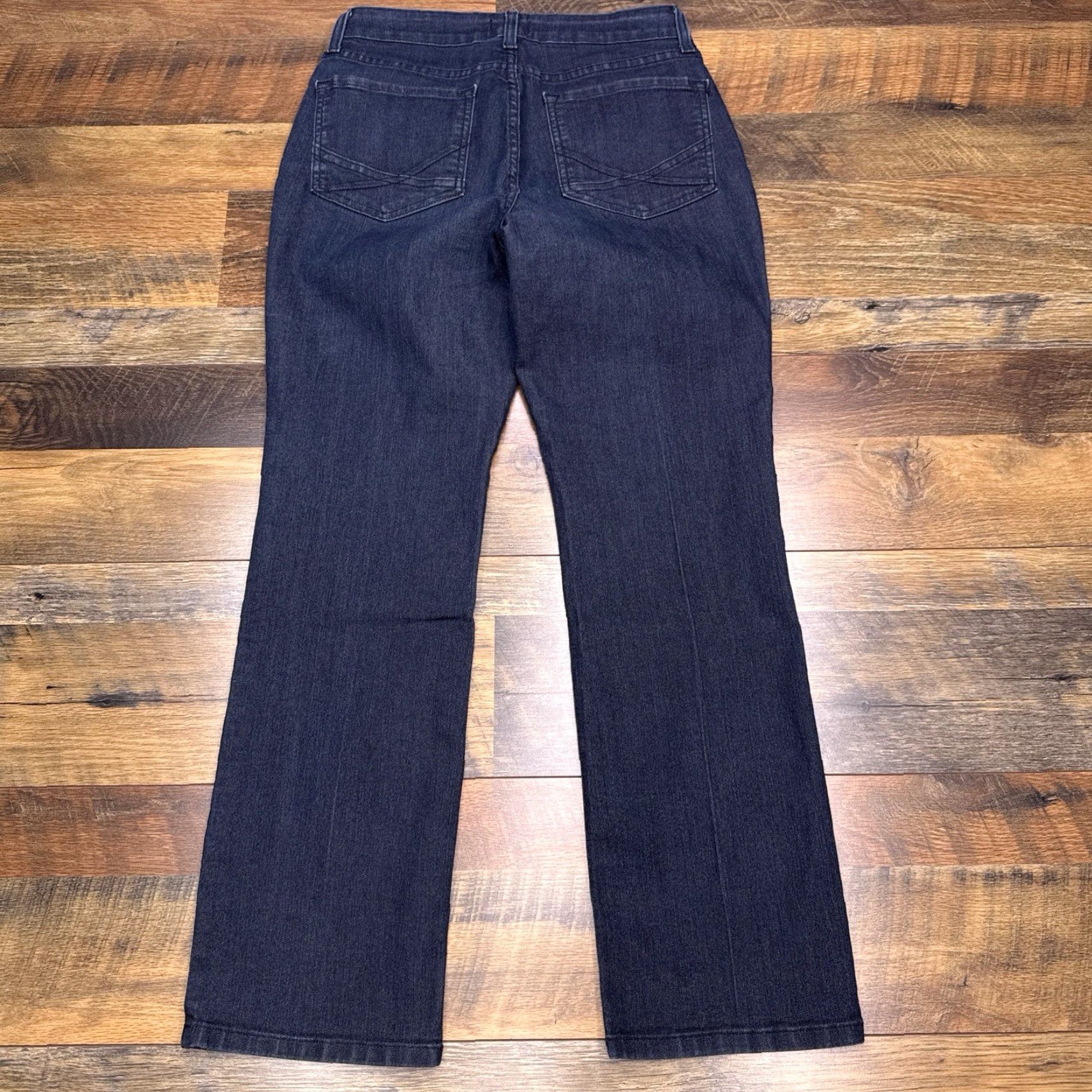 NYDJ NYDJ Marilyn Straight Jeans 8P Petite Mid Rise Stretch Denim 5-Pocket Blue Modern Womens Boys? Size 30" / US 8 / IT 44 - 3 Thumbnail