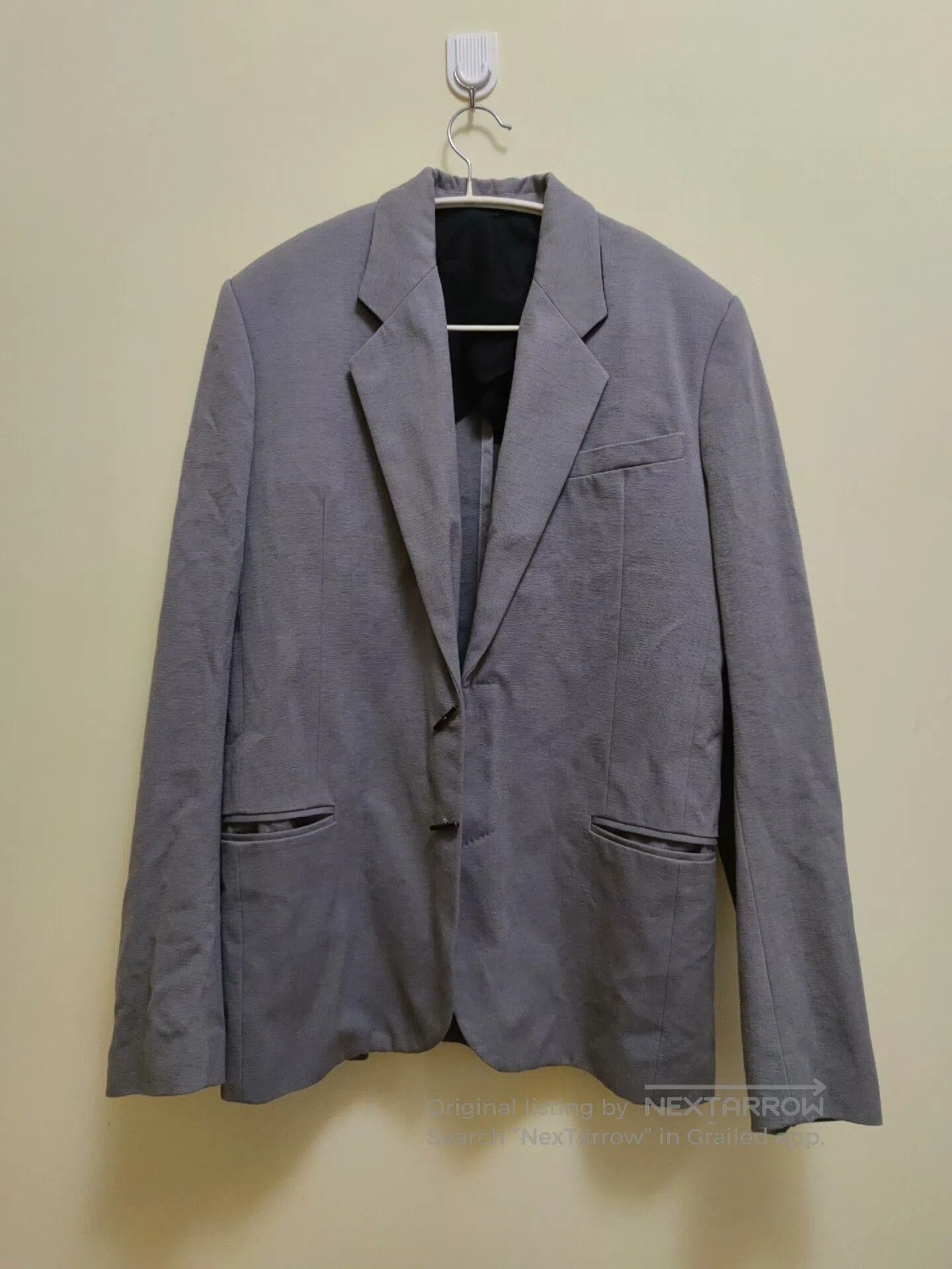Daniel Andresen Gray High-Quality Linen Suit Jacket. Size US M / EU 48-50 / 2 - 5 Thumbnail