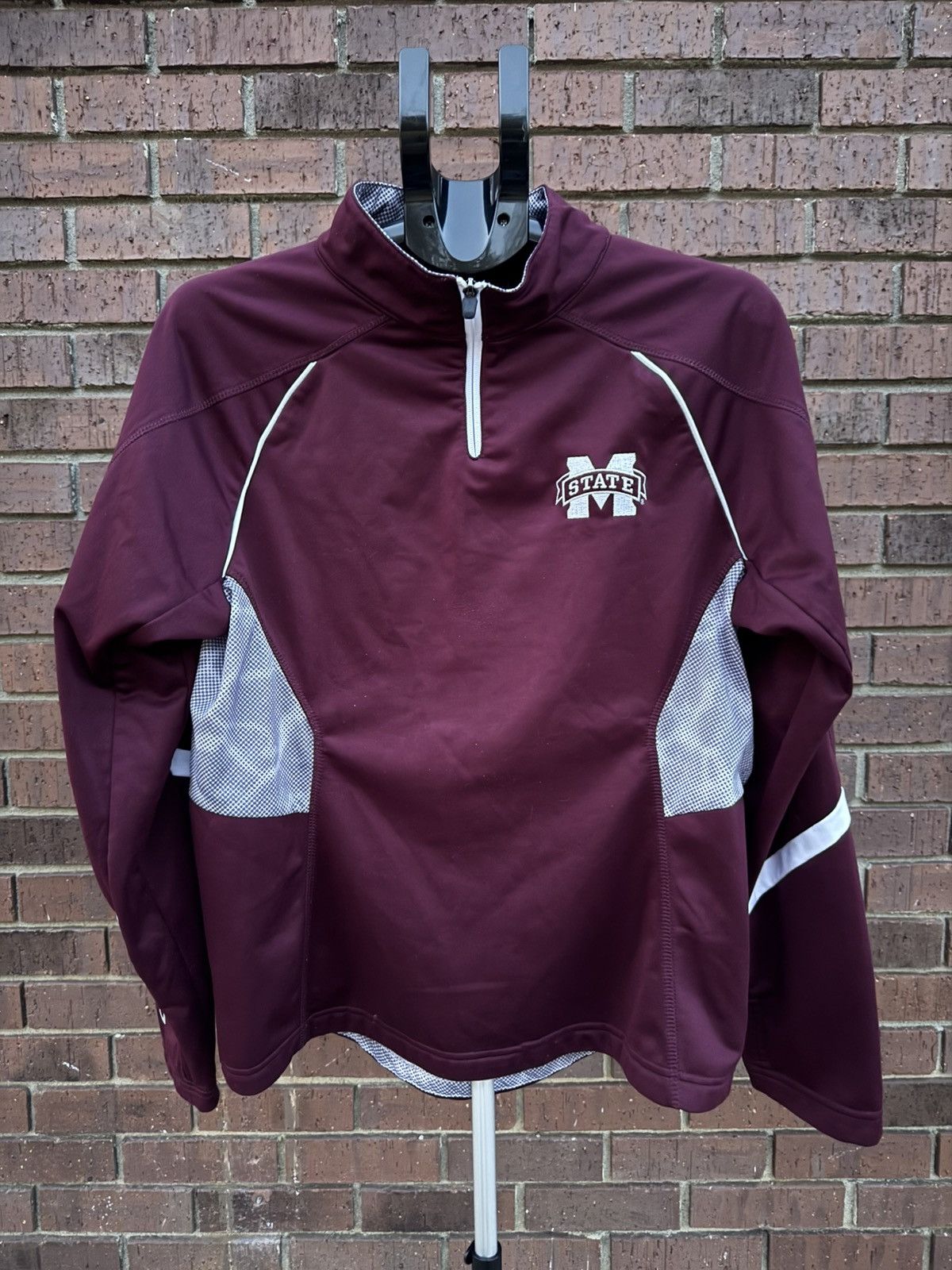Holloway Mississippi State Bulldogs MSU Pullover Top Jacket Ladies Size L / US 10 / IT 46 - 1 Thumbnail