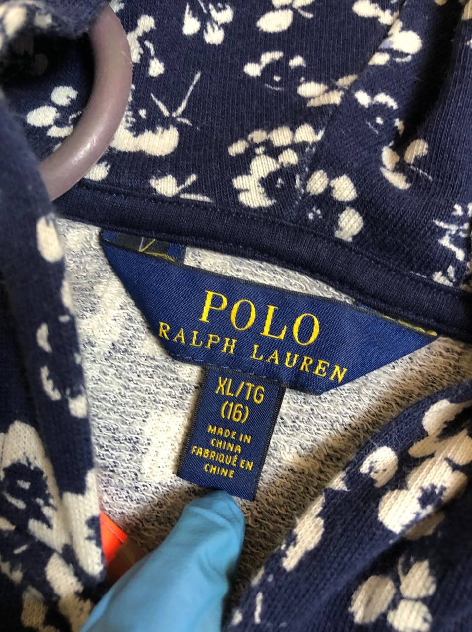 Polo Ralph Lauren Polo Ralph Lauren Hoodie Jumper Floral Long Sleeved Kids Size US S / EU 44-46 / 1 - 2 Thumbnail
