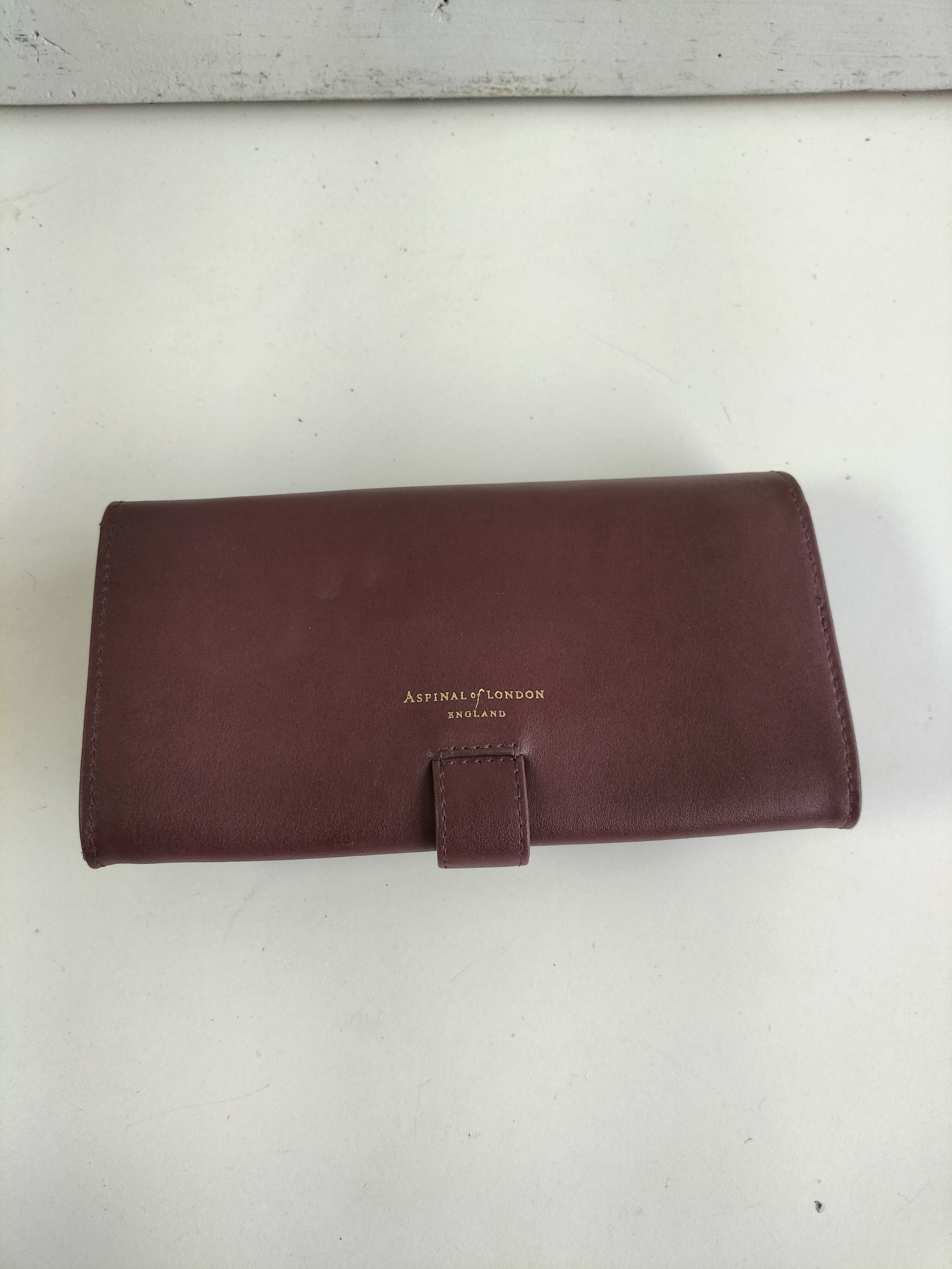Aspinal of London Burgundy Purse Size ONE SIZE - 5 Thumbnail