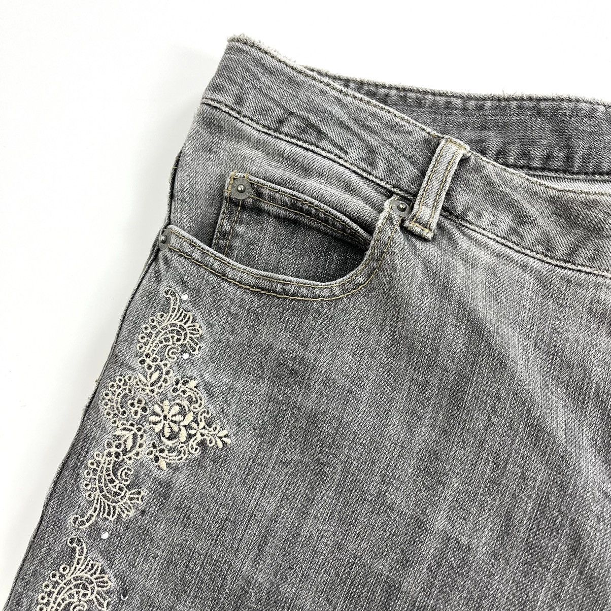 If Six Was Nine × Japanese Brand × Le Grande Bleu (L.G.B.) Crazy Oririn Jeans Flared Jeans Bootcut Studded Y2K Pants Size 32" / US 10 / IT 46 - 8 Thumbnail