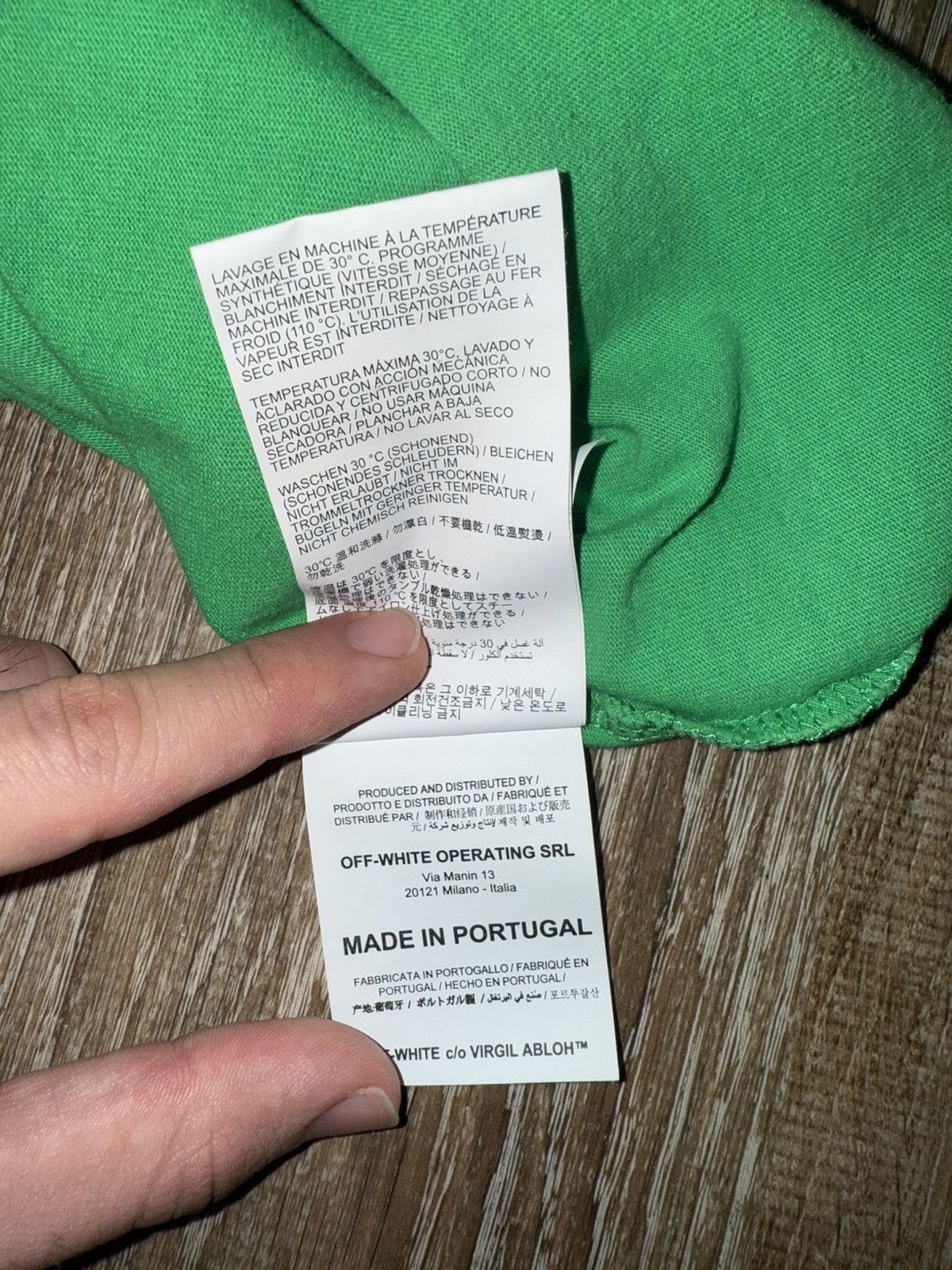 Off-White × Virgil Abloh Public Television Off-White Tee Size US S / EU 44-46 / 1 - 7 Thumbnail
