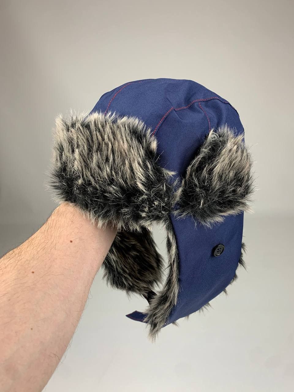 Vintage Ushanka Trapper Hat Fuzzy Fur Crazy Style Vintage Size ONE SIZE - 5 Thumbnail