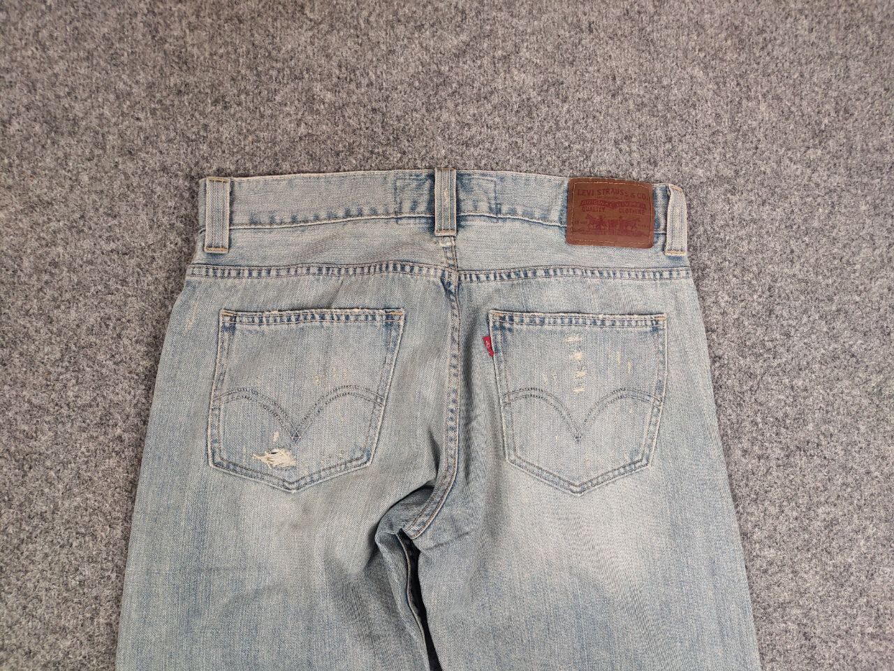 Levi's Vintage Levis 549 Baggy Light Wash Distressed Denim Jeans Size US 34 / EU 50 - 10 Thumbnail