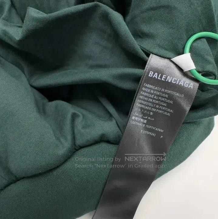 Balenciaga Balenciaga Green Loop Sports Icon Zip Jacket. Size US S / EU 44-46 / 1 - 3 Thumbnail