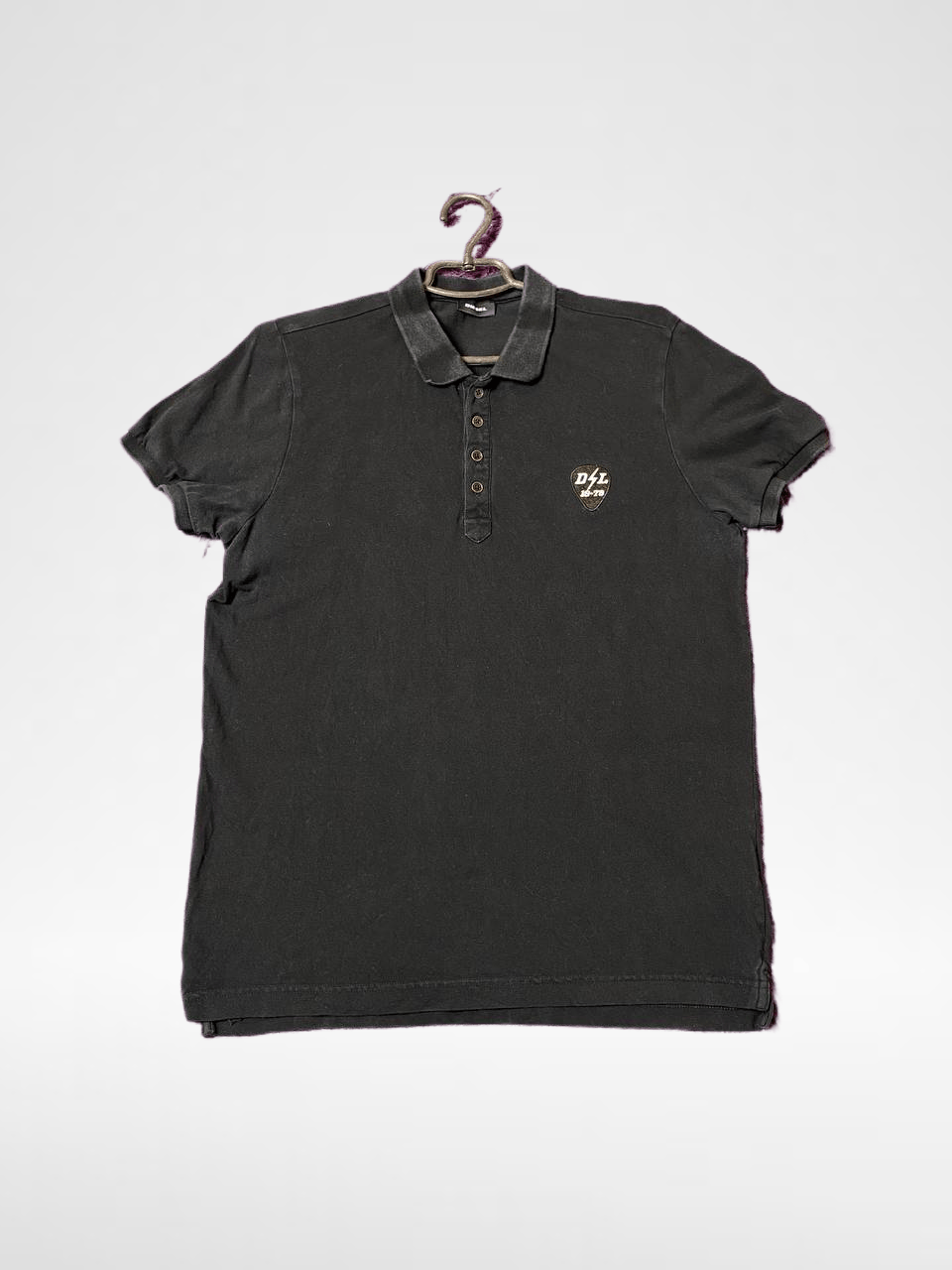 Diesel Y2K Polo Black Size L Logo DIESEL T-Shirt Size US L / EU 52-54 / 3 - 1 Thumbnail