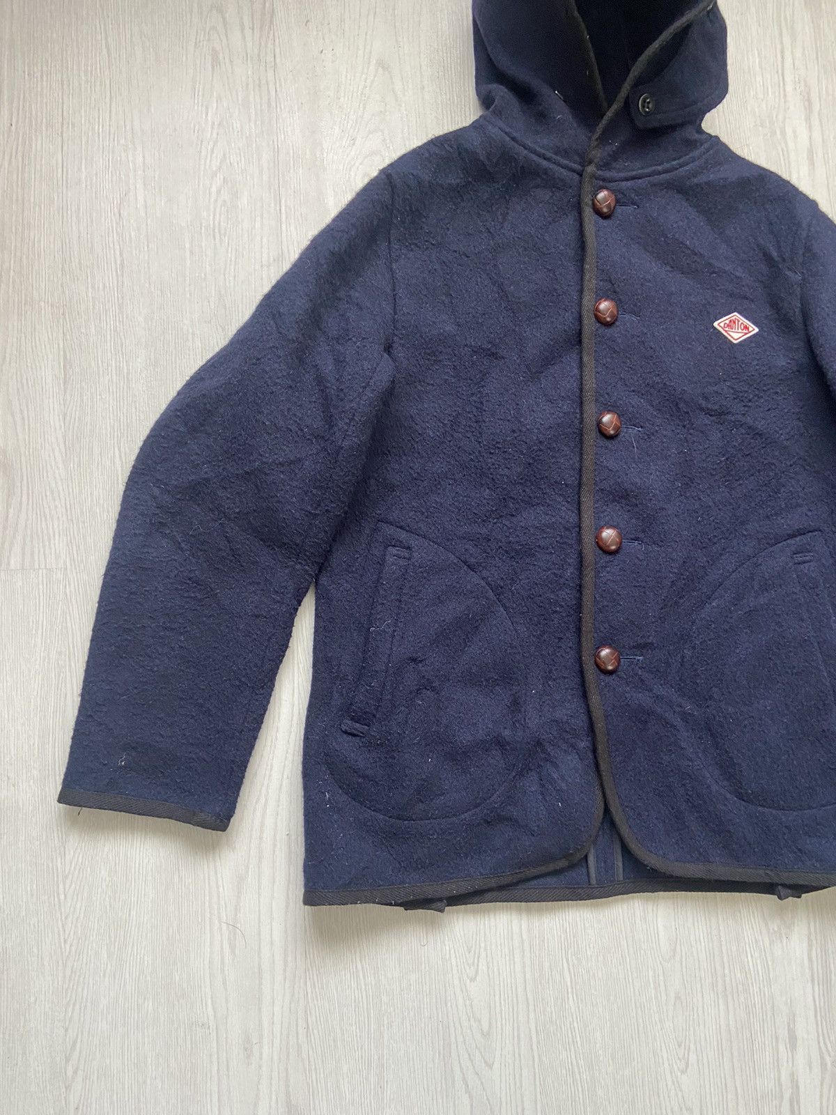 Danton Vintage Danton Vetements Wool Hooded Jacket Size US M / EU 48-50 / 2 - 3 Thumbnail