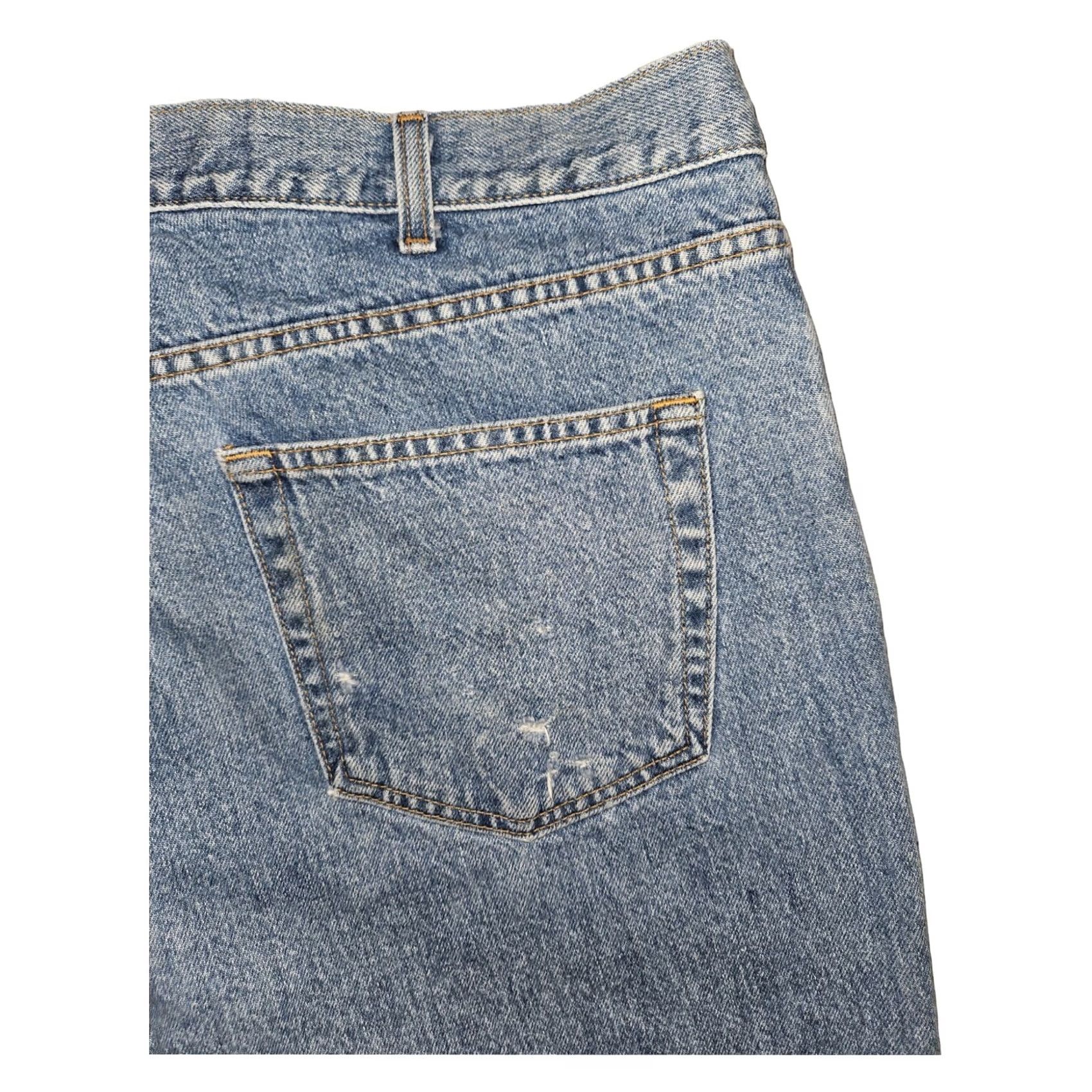 Gap VINTAGE Gap Jeans 38x34 Men's Blue Denim 90s Grunge Distressed Relaxed Straight 5-Pocket Regular Cotton Jeans Mens Size US 38 / EU 54 - 6 Thumbnail