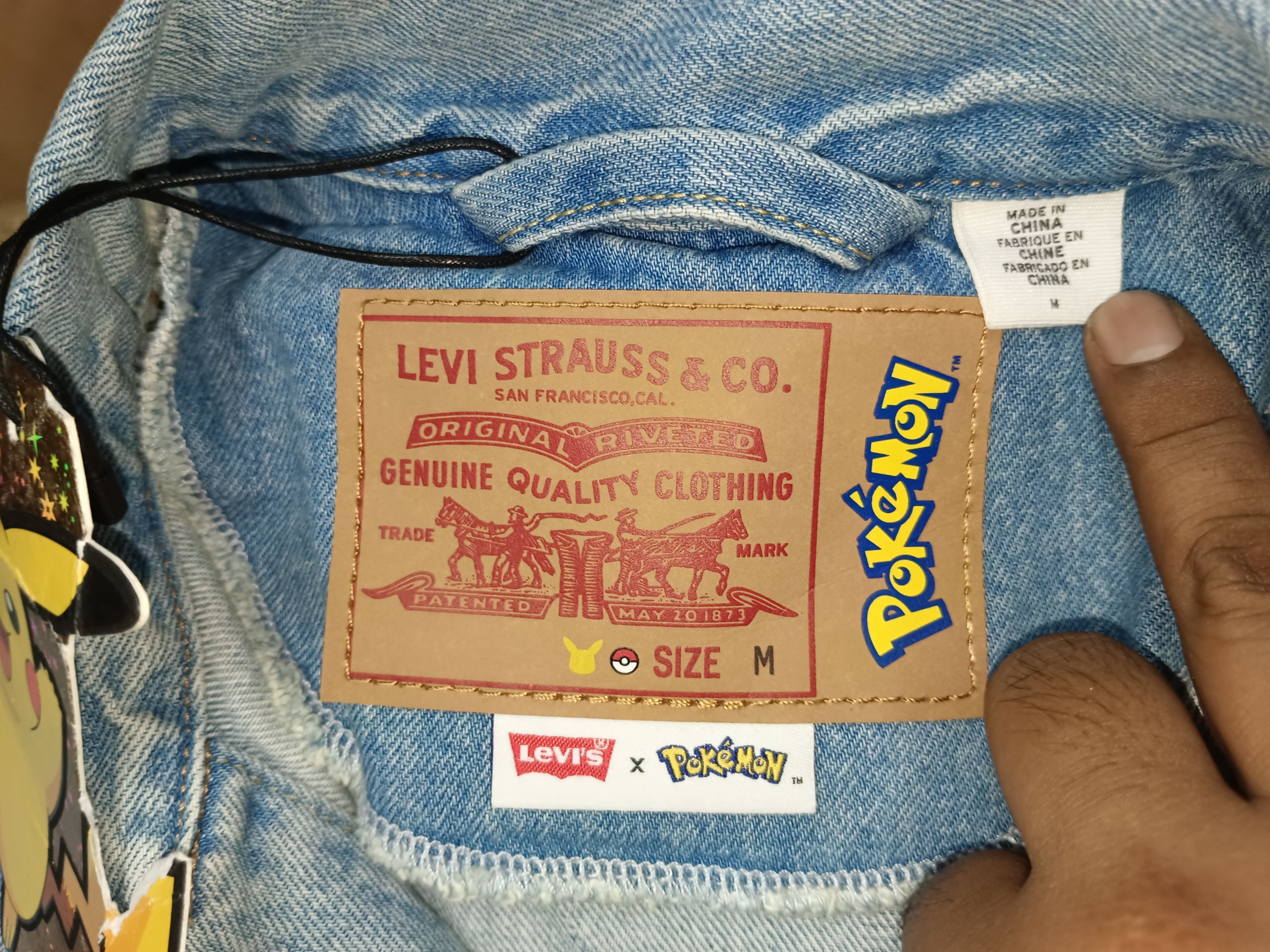 Anime × Levi's × Pokemon Levis x Pokemon 25th Anniversary Vintage Trucker Jacket Size US M / EU 48-50 / 2 - 7 Thumbnail