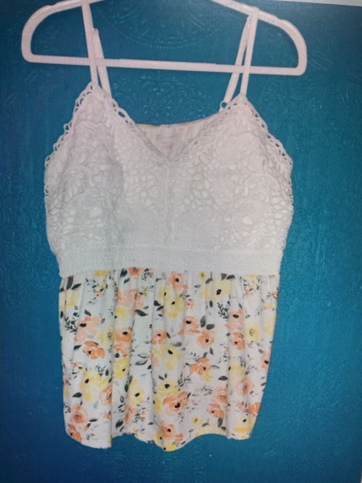 Zara Cute white lace tank top Size S / US 4 / IT 40 - 1 Preview