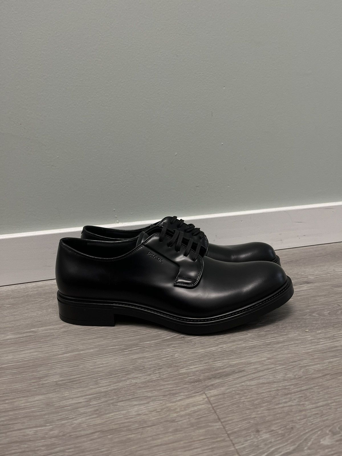 Prada Prada brushed leather lace-up Derby Size US 10 / EU 43 - 5 Thumbnail