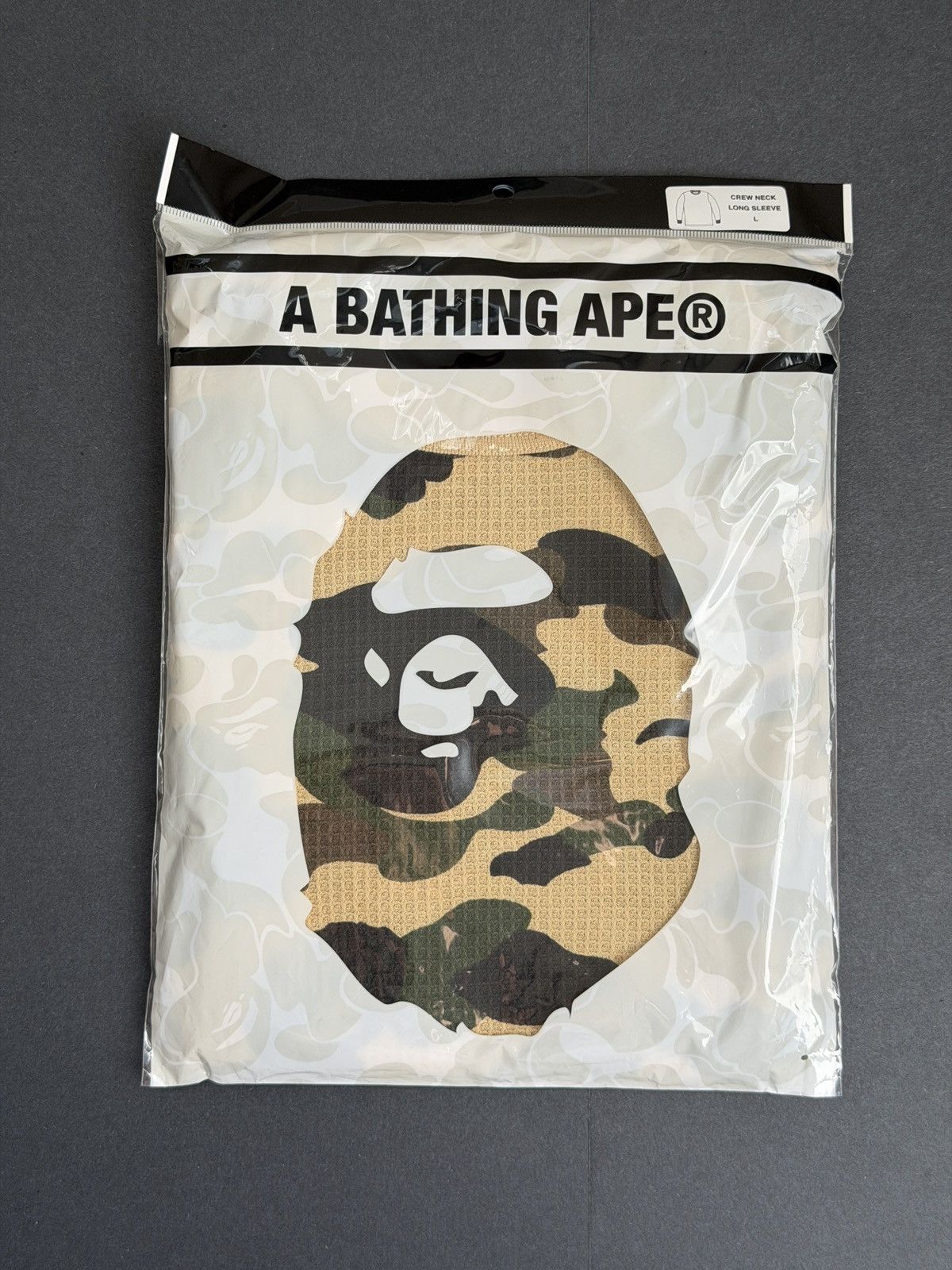 Bape A Bathing Ape BAPE Men's 1ST Yellow Camo Long Sleeve Size L Size US L / EU 52-54 / 3 - 2 Thumbnail