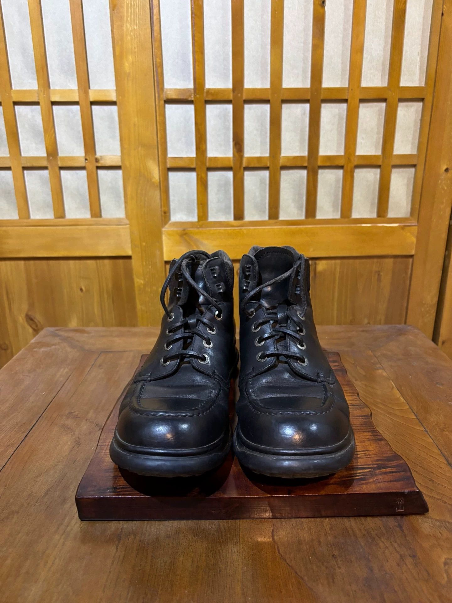 Prada Prada Archive Red Line Round Toe 90% New US9 Size US 9 / EU 42 - 1 Thumbnail