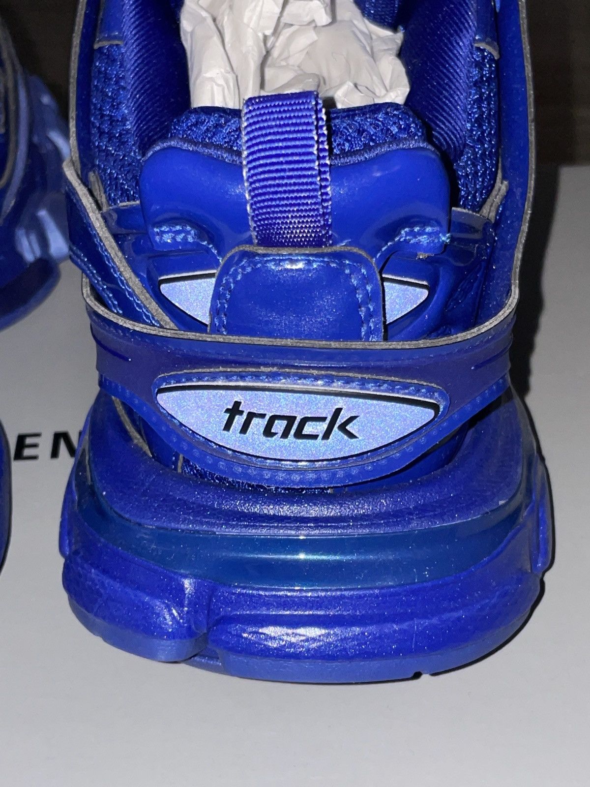 Balenciaga Balenciaga Track “Indigo”/Blue Metallic Size US 7 / EU 40 - 5 Thumbnail