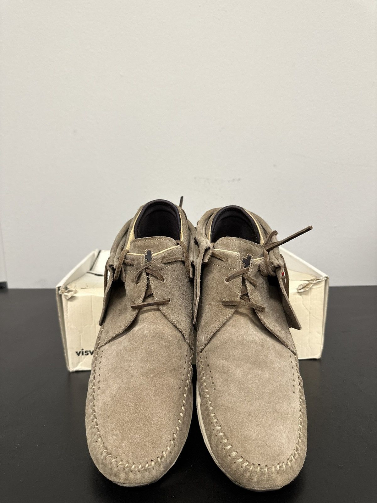 Size 10 Visvim Fbt Sneakers Moccasins Beige