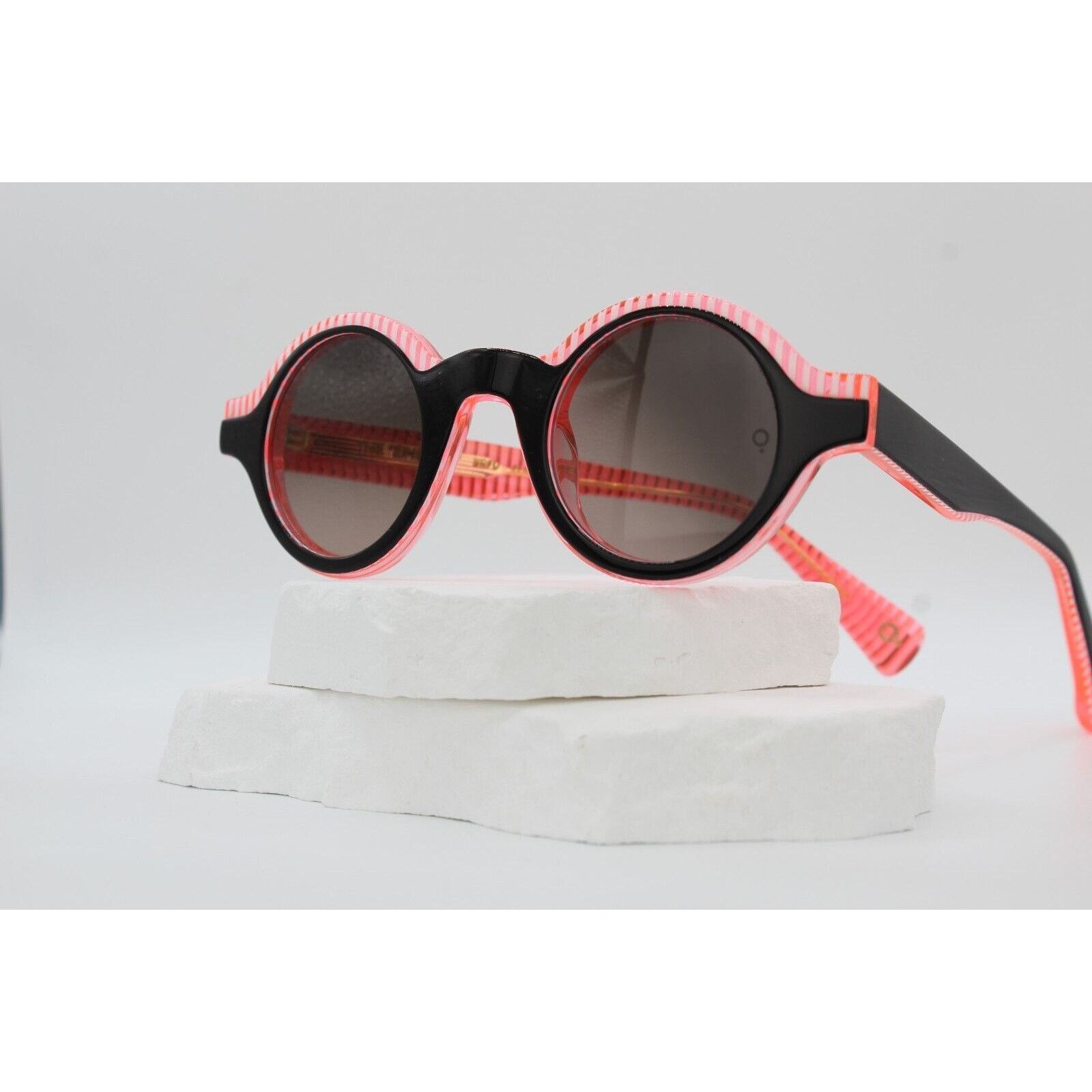 Etnia Barcelona Etnia AQFBI0128 Round Eyeglasses - Electric Rose Pinstripe Size ONE SIZE - 1 Thumbnail