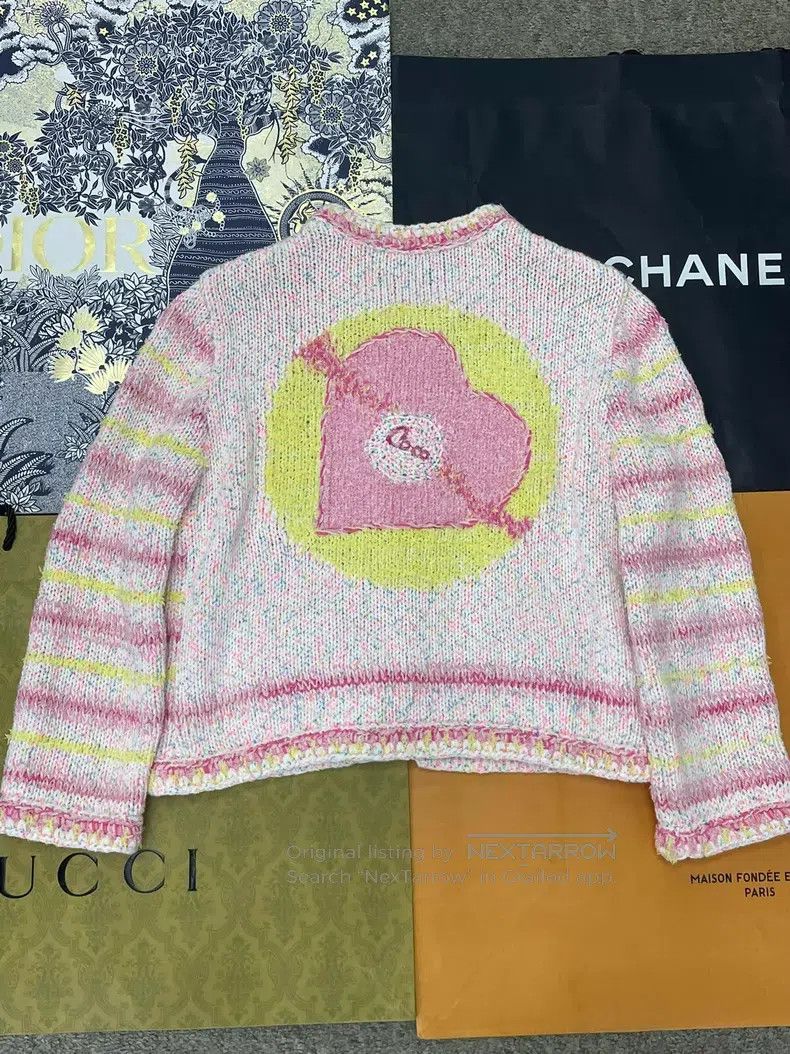 Chanel Chanel Colourful striped knitted cardigan coat Size M / US 6-8 / IT 42-44 - 3 Thumbnail