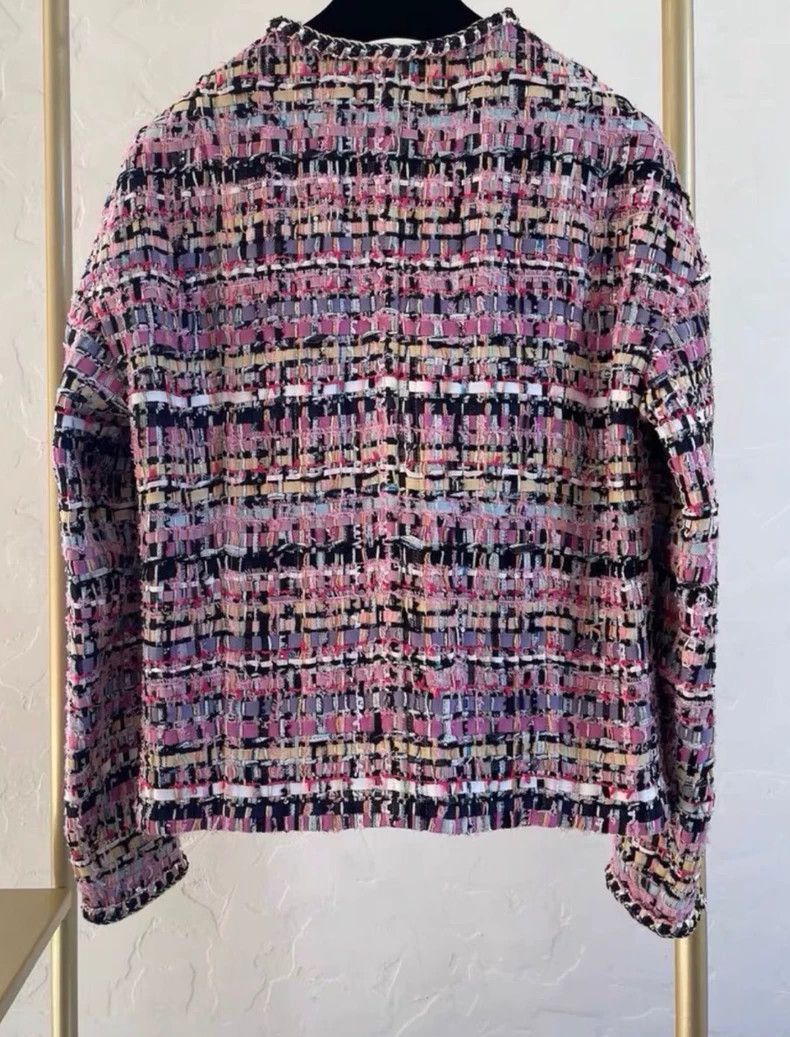 Chanel Chanel Colorful knitted tweed short coat Size XS / US 0-2 / IT 36-38 - 2 Thumbnail