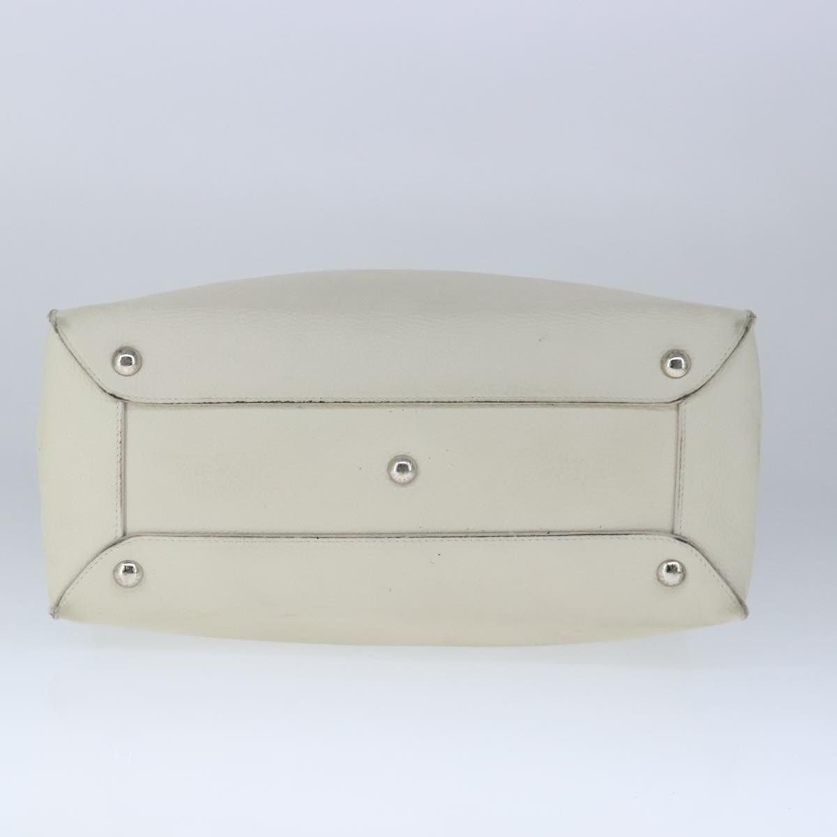 Louis Vuitton LOUIS VUITTON Naxos Cabas Hand Bag Leather White M95887 Size ONE SIZE - 5 Thumbnail