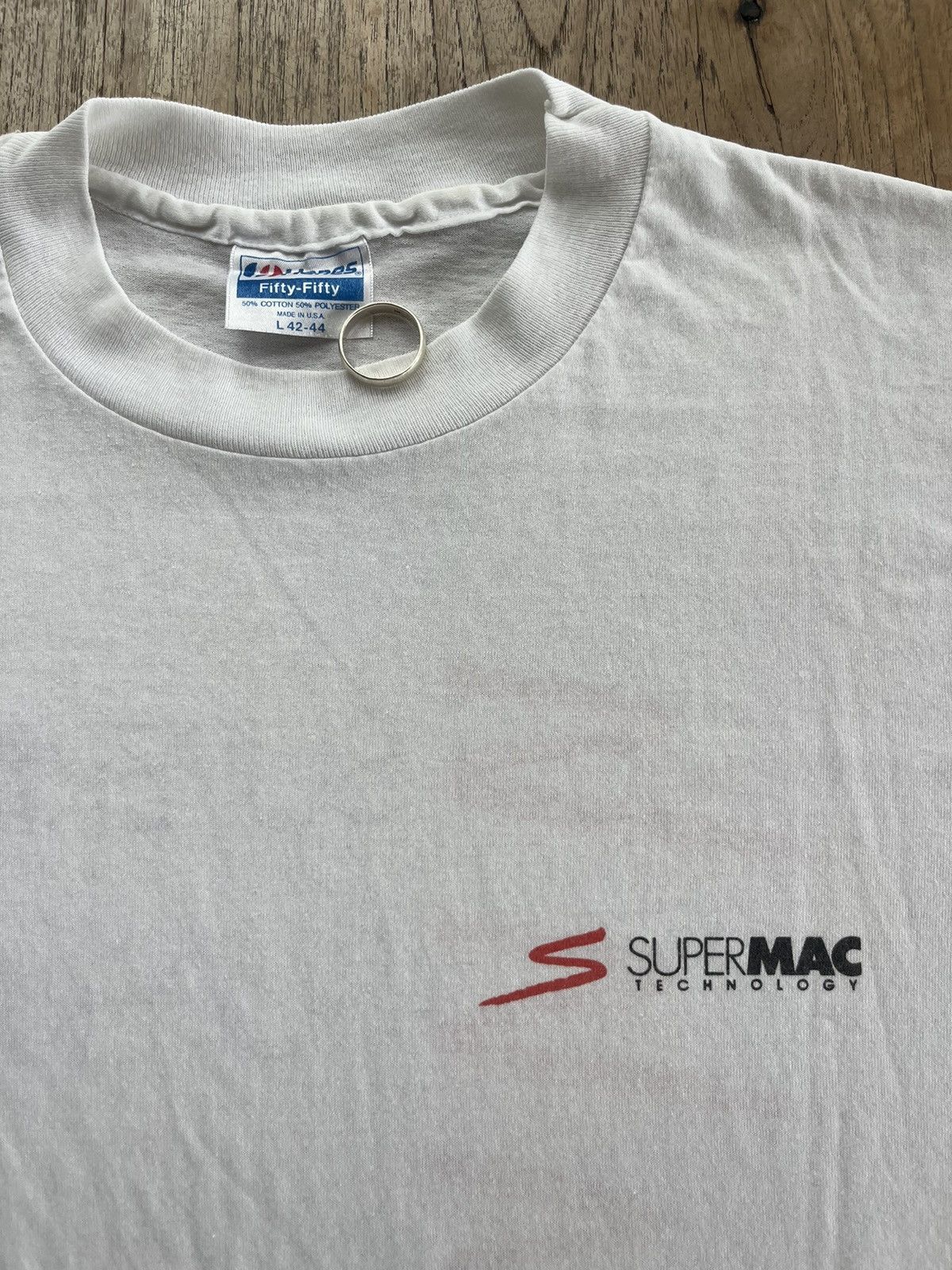 Apple × Mackintosh × Vintage Vintage S Sunper MAC technology by McIntosh Apple 80’s Tee’s Size US L / EU 52-54 / 3 - 6 Thumbnail