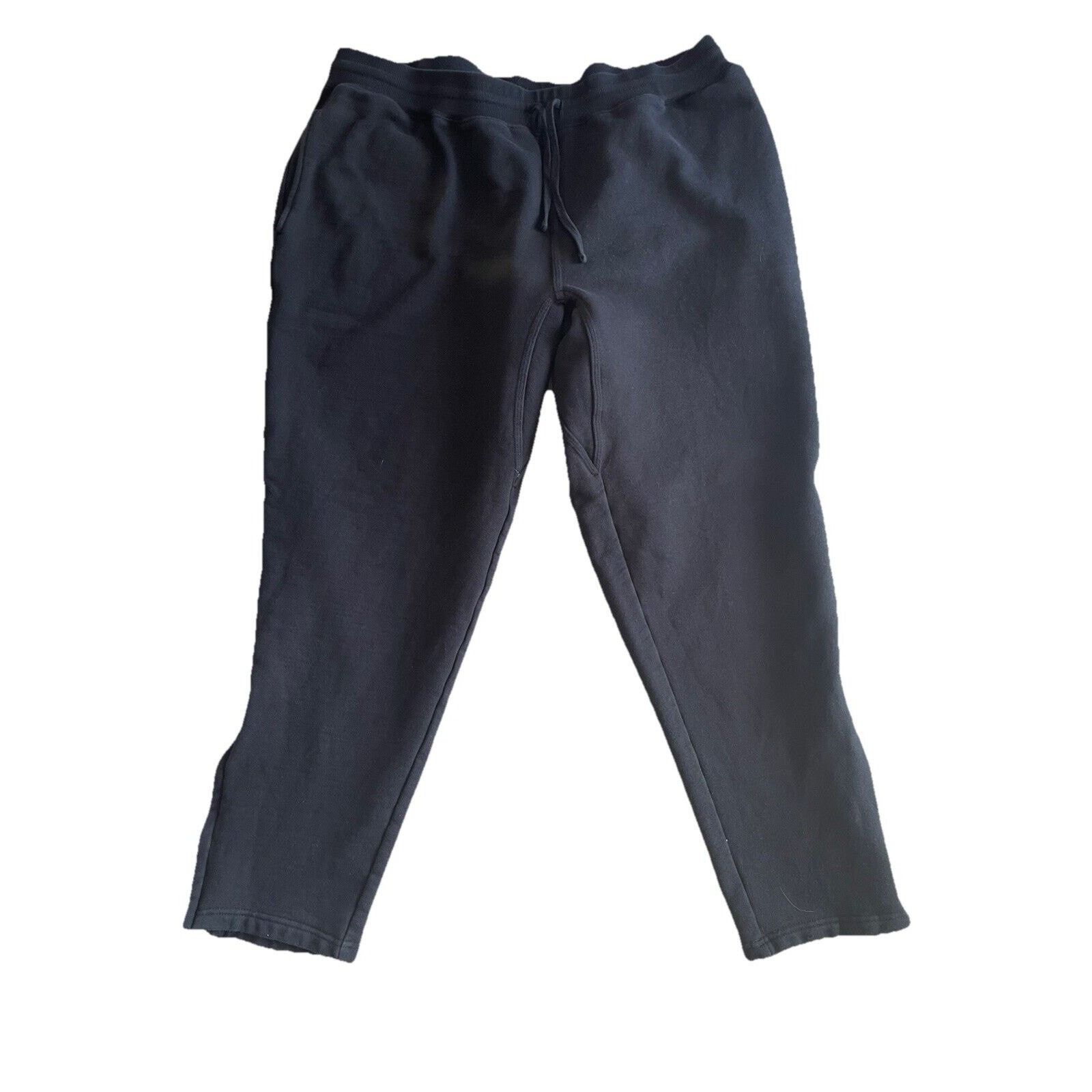 Pelle Pelle RARE Vintage Y2k Pants Pelle Pelle Mens Black Sweatpants Size US 44 / EU 60 - 2 Thumbnail