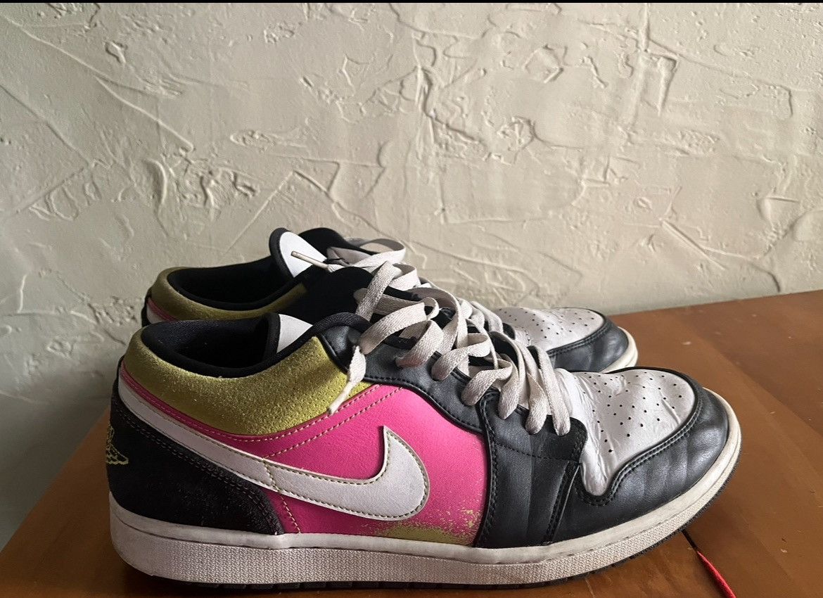 Nike Nike Jordan 1 low spray paint Size US 14 / EU 47 - 1 Thumbnail