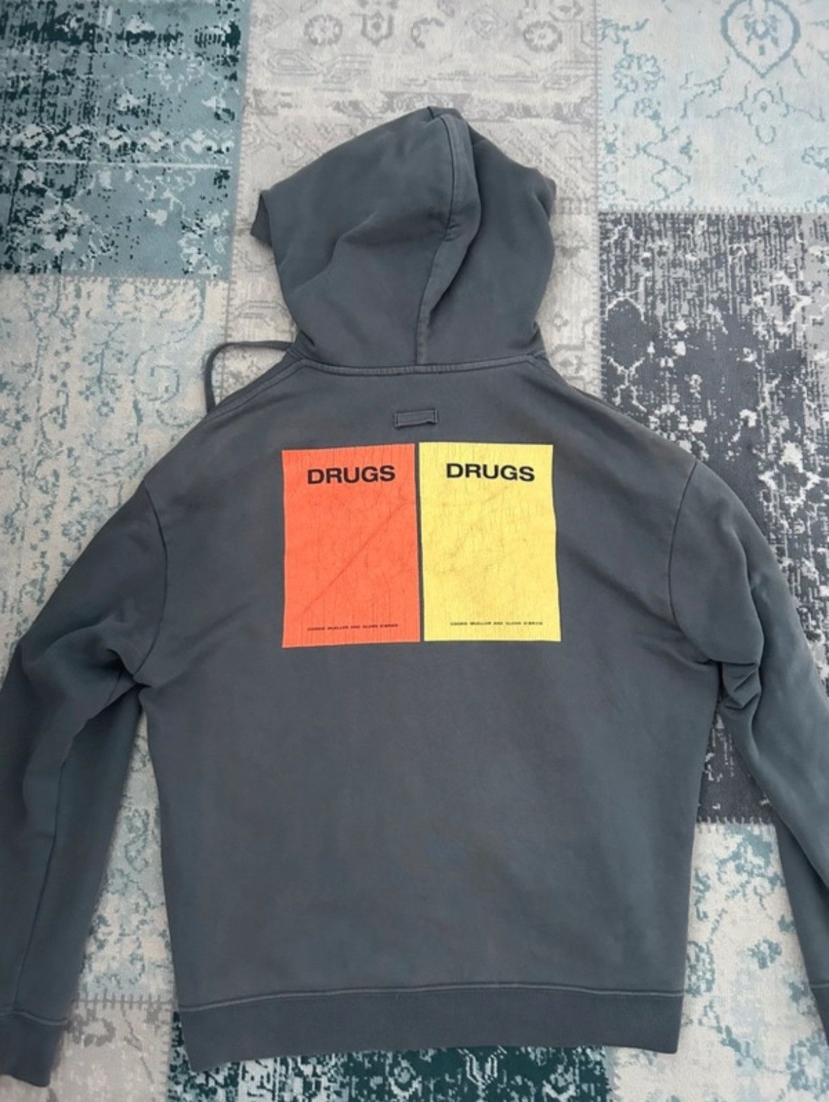 Raf simons drugs drugs hoodie