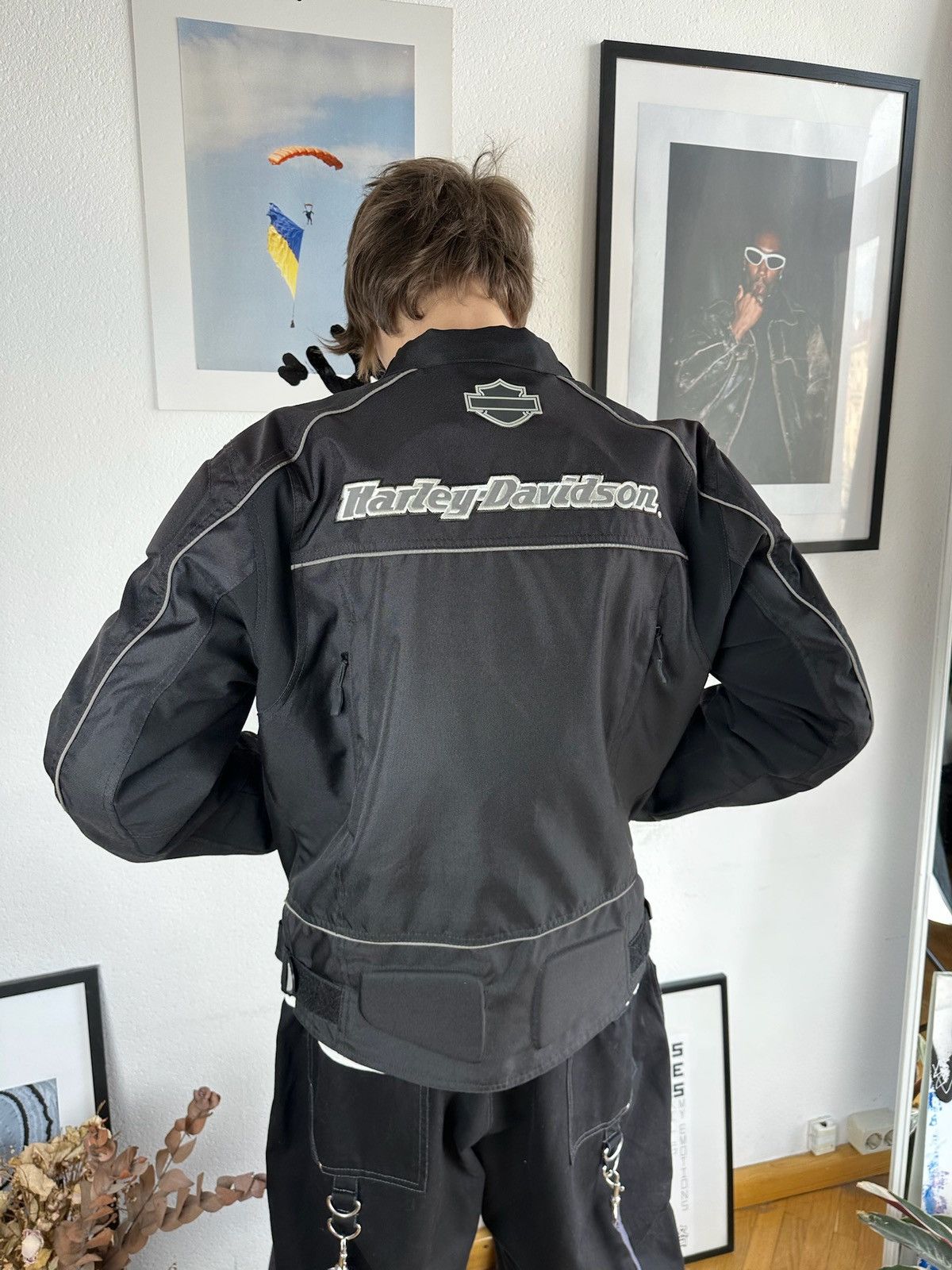 Harley Davidson × Vintage Y2K Vintage Harley Davidson Jacket Embroidery Big Logo Size US M / EU 48-50 / 2 - 3 Thumbnail