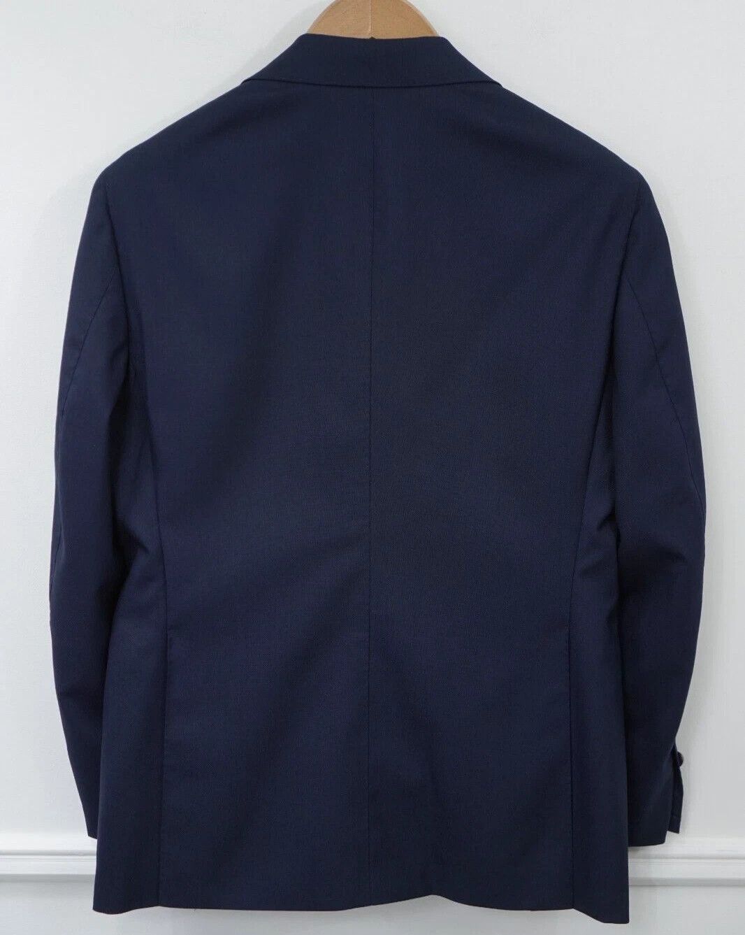 Suitsupply Men Suitsupply Blazer La Spalla Navy Blue Wool Size 22 US34S Size 34S - 2 Thumbnail