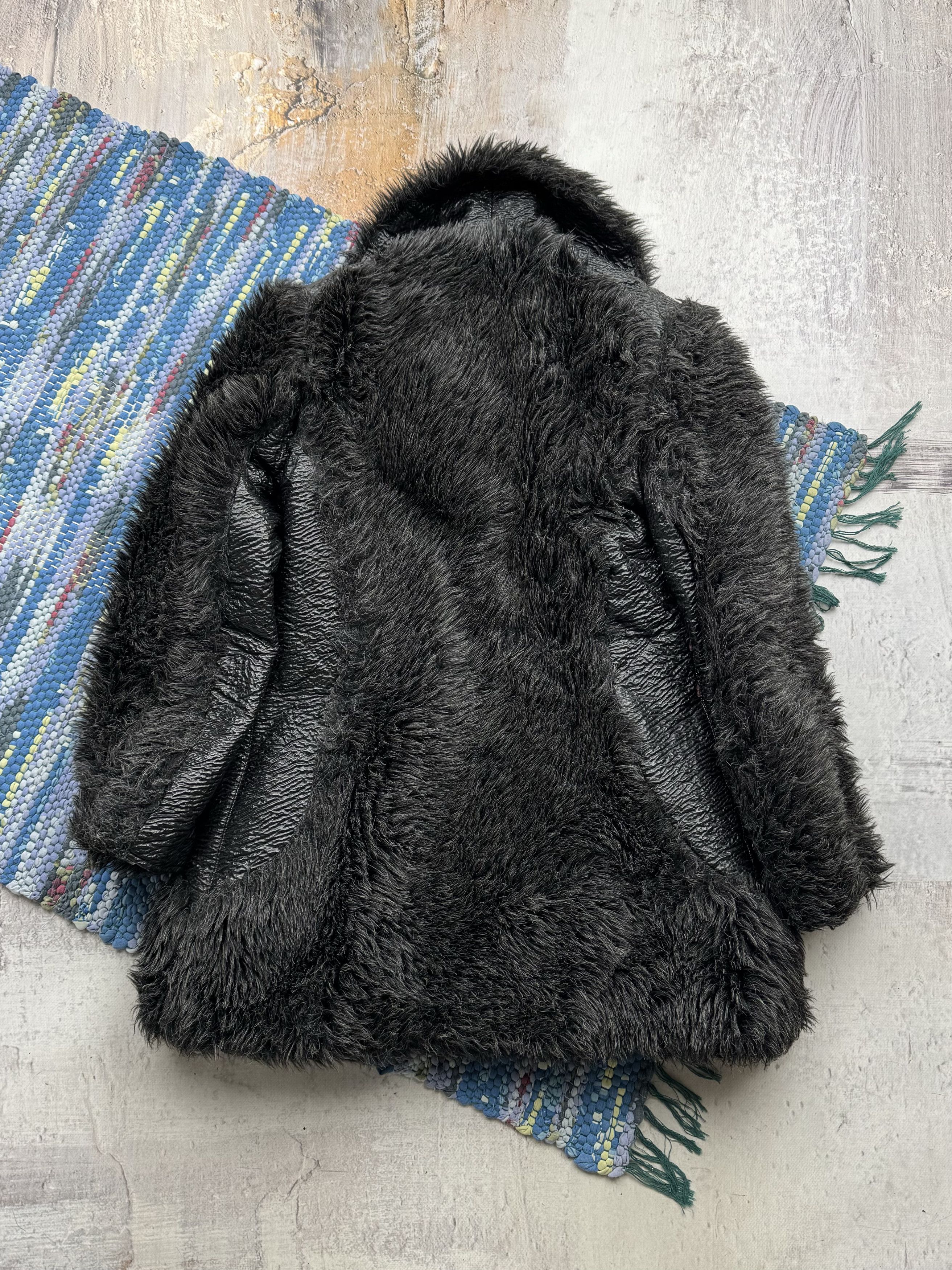 Vintage Vintage Faux Fur Coat A296(393)D15 Size XS / US 0-2 / IT 36-38 - 6 Thumbnail
