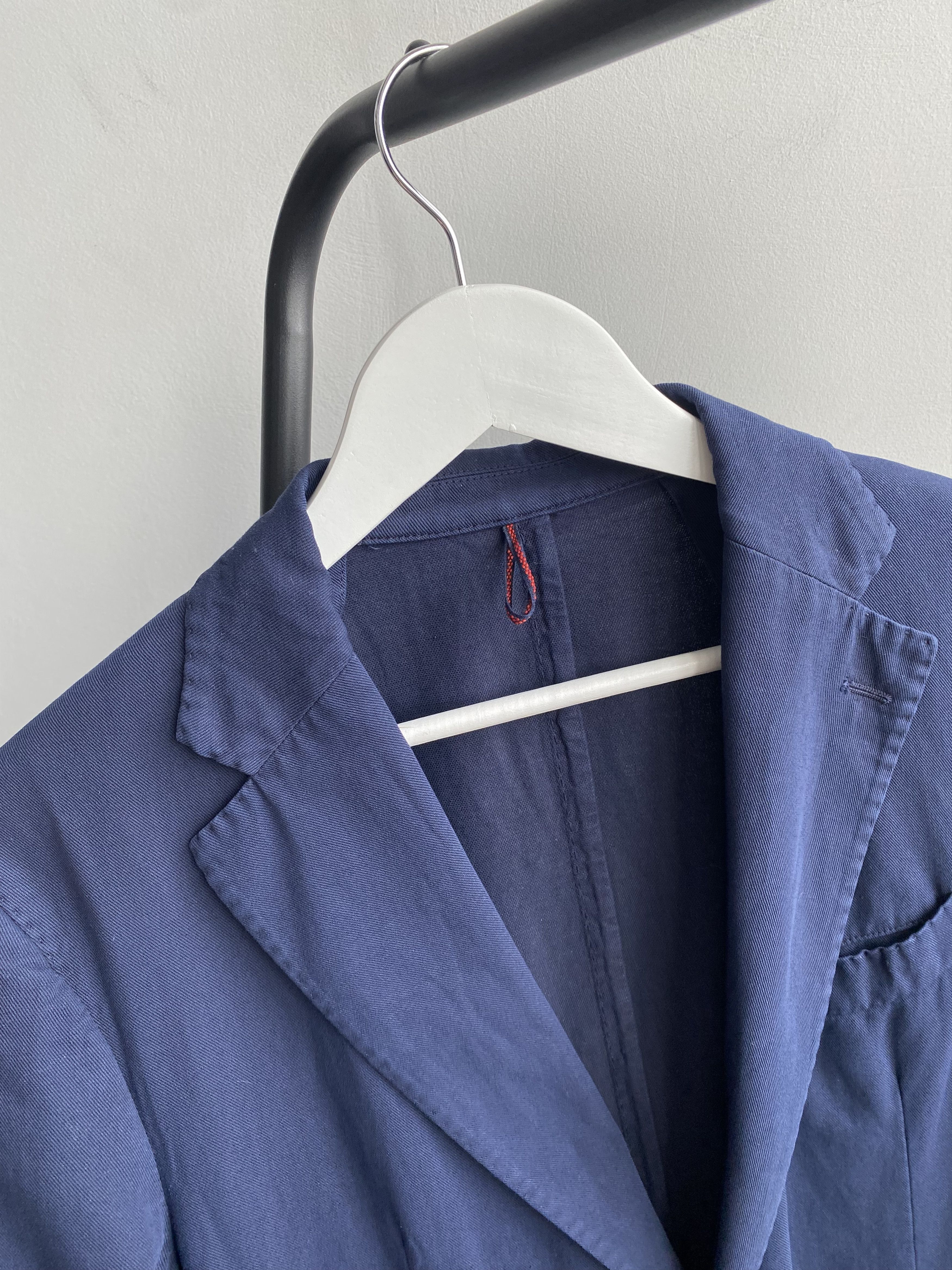 Other Santaniello Icegab Navy Cotton / Linen Jacket rrp575$ Size 50S - 6 Thumbnail