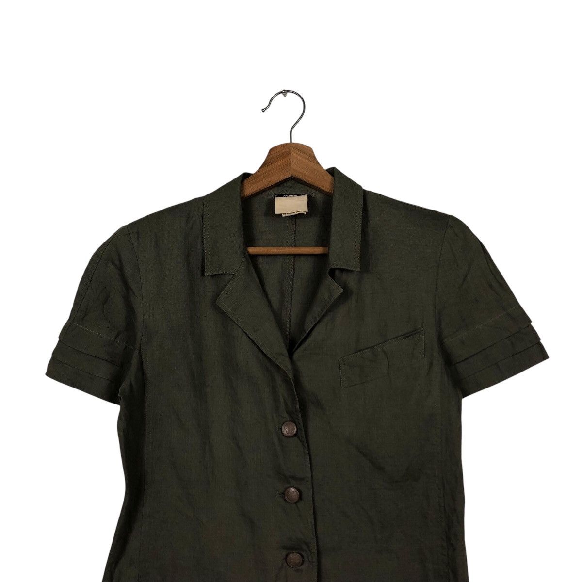 Fendi 📌Vintage Fendi Short Sleeve Shirt Jacket Size US M / EU 48-50 / 2 - 4 Thumbnail