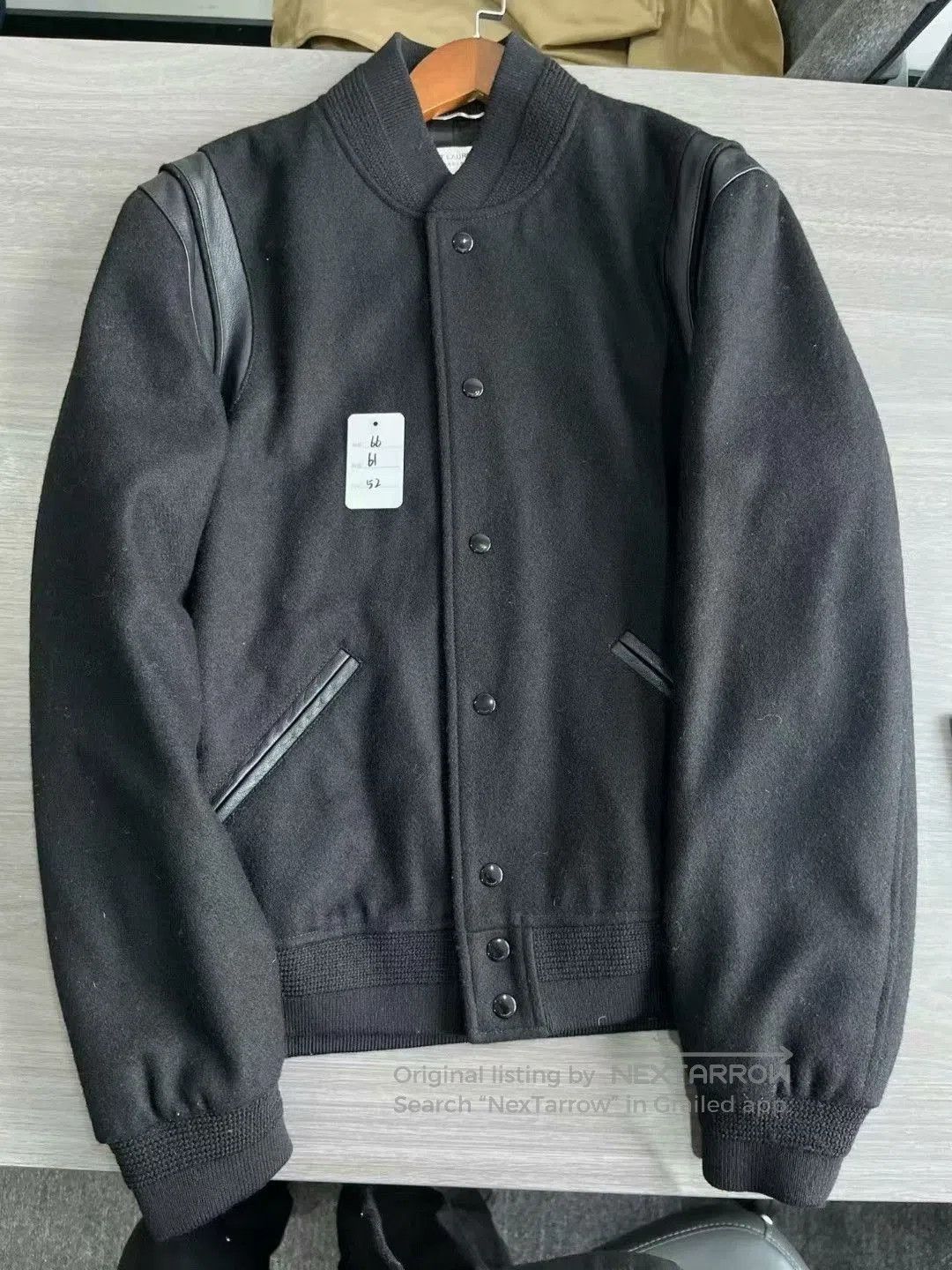 Saint Laurent Paris saint laurent wool baseball jacket size 52. Size US L / EU 52-54 / 3 - 8 Thumbnail