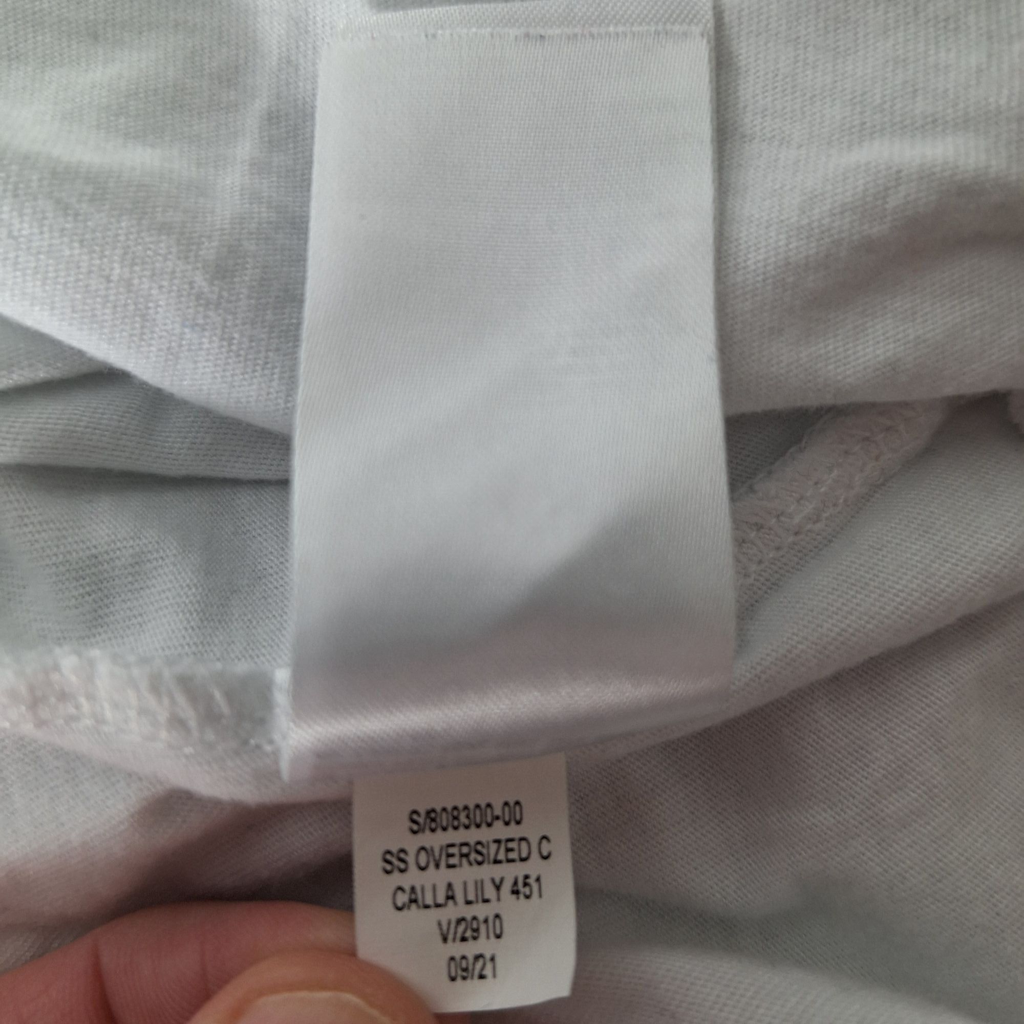 Old Navy Old Navy Womens White Pocket T-Shirt Size L Oversized Short Size L / US 10 / IT 46 - 6 Thumbnail