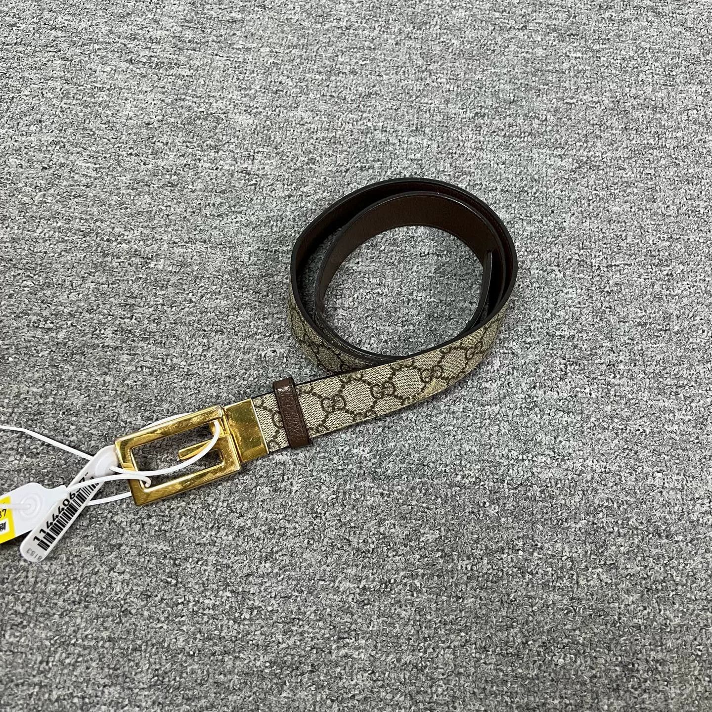 Gucci gucci vintage monogram print belt Size ONE SIZE - 1 Thumbnail