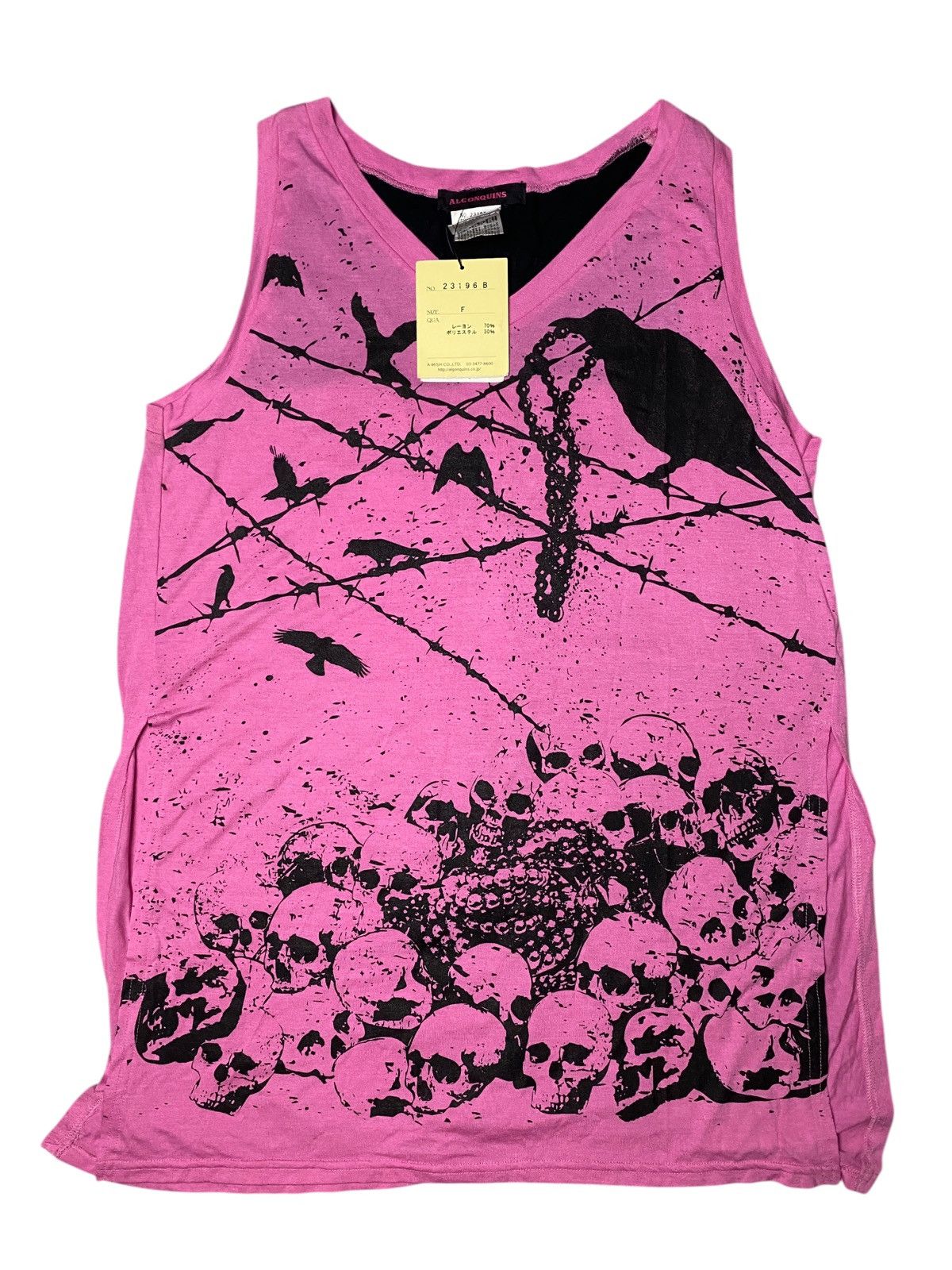 Beauty Beast × Hysteric Glamour × Japanese Brand 2000's Algonquins Grave Grunge Tanktop Size US S / EU 44-46 / 1 - 1 Thumbnail
