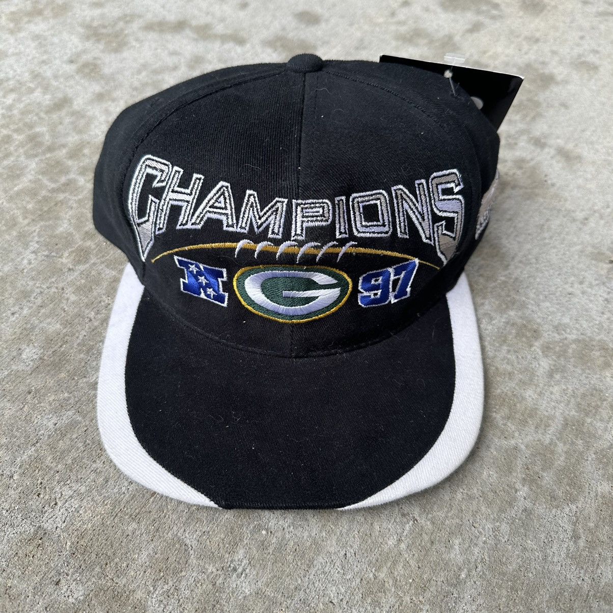 NFL 90s Green Bay Packers Pro Line Hat Size ONE SIZE - 2 Thumbnail