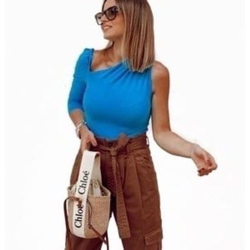 Zara Zara Asymmetrical Top Size Medium 5644/816 Size M / US 6-8 / IT 42-44 - 4 Thumbnail