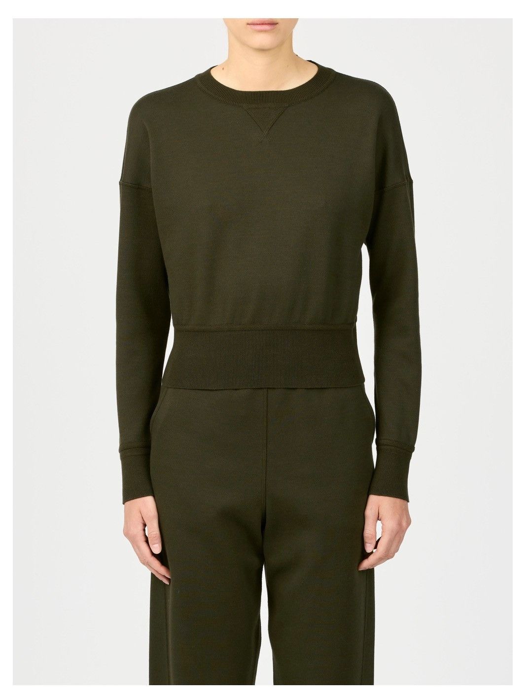 Loro Piana o1srvl11e0526 FAP2181 Viera Sweatshirt in Green Size XS / US 0-2 / IT 36-38 - 4 Thumbnail