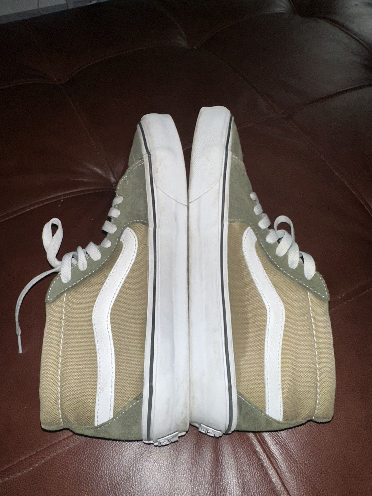 JJJJound × Vans Jjjjound x Vans Sk8-Mid Green Size 9 Size US 9 / EU 42 - 5 Thumbnail