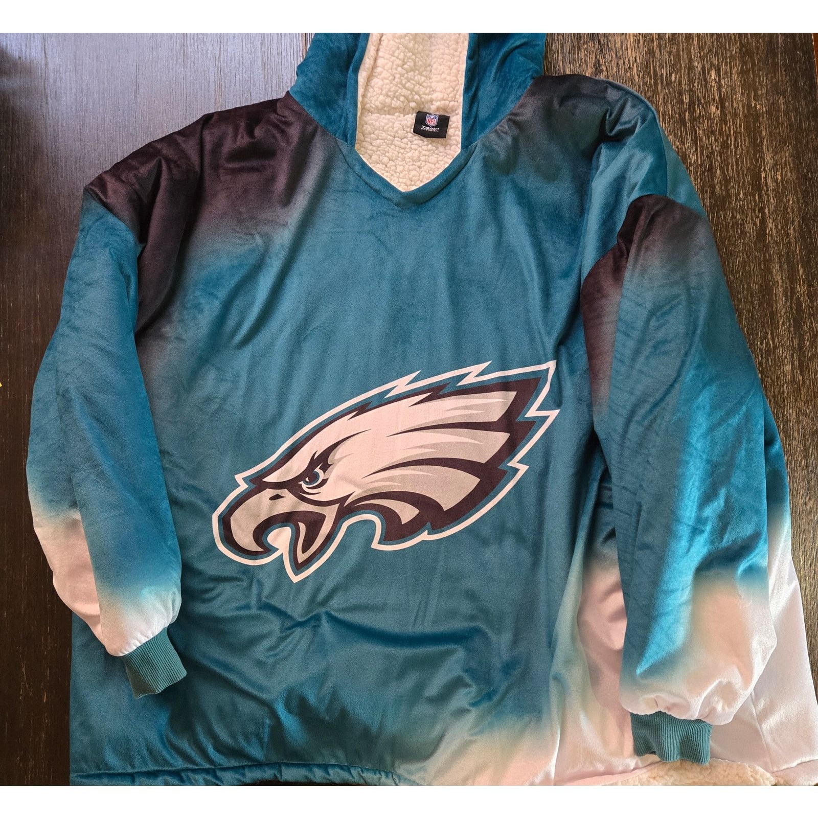 NFL NFL Eagles Team Logo Reversible Oversized Hoodie Sweatshirt Size US XXL / EU 58 / 5 - 4 Thumbnail