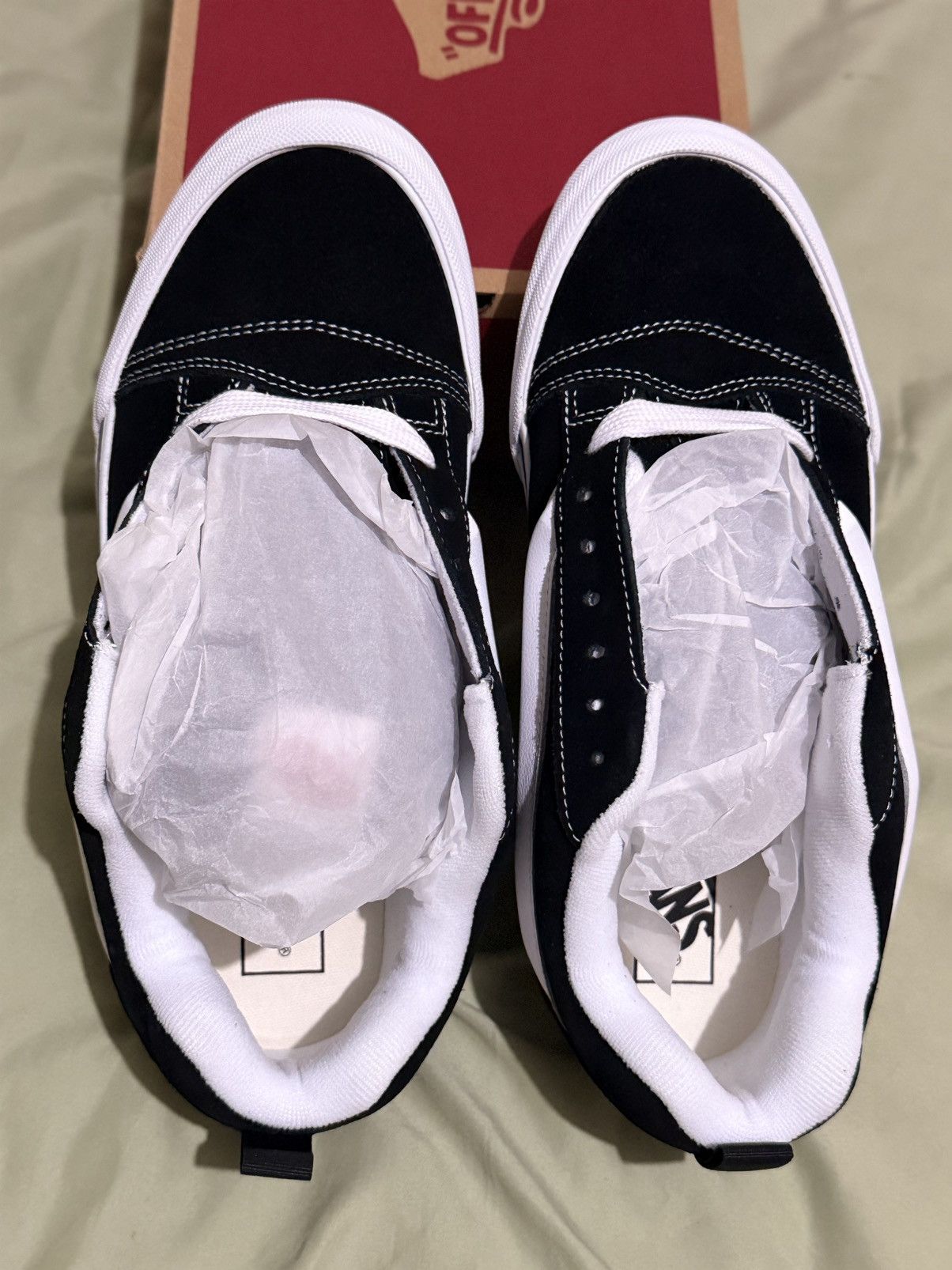 Vans Vans Knu Skool Black White Size US 9 / EU 42 - 3 Thumbnail