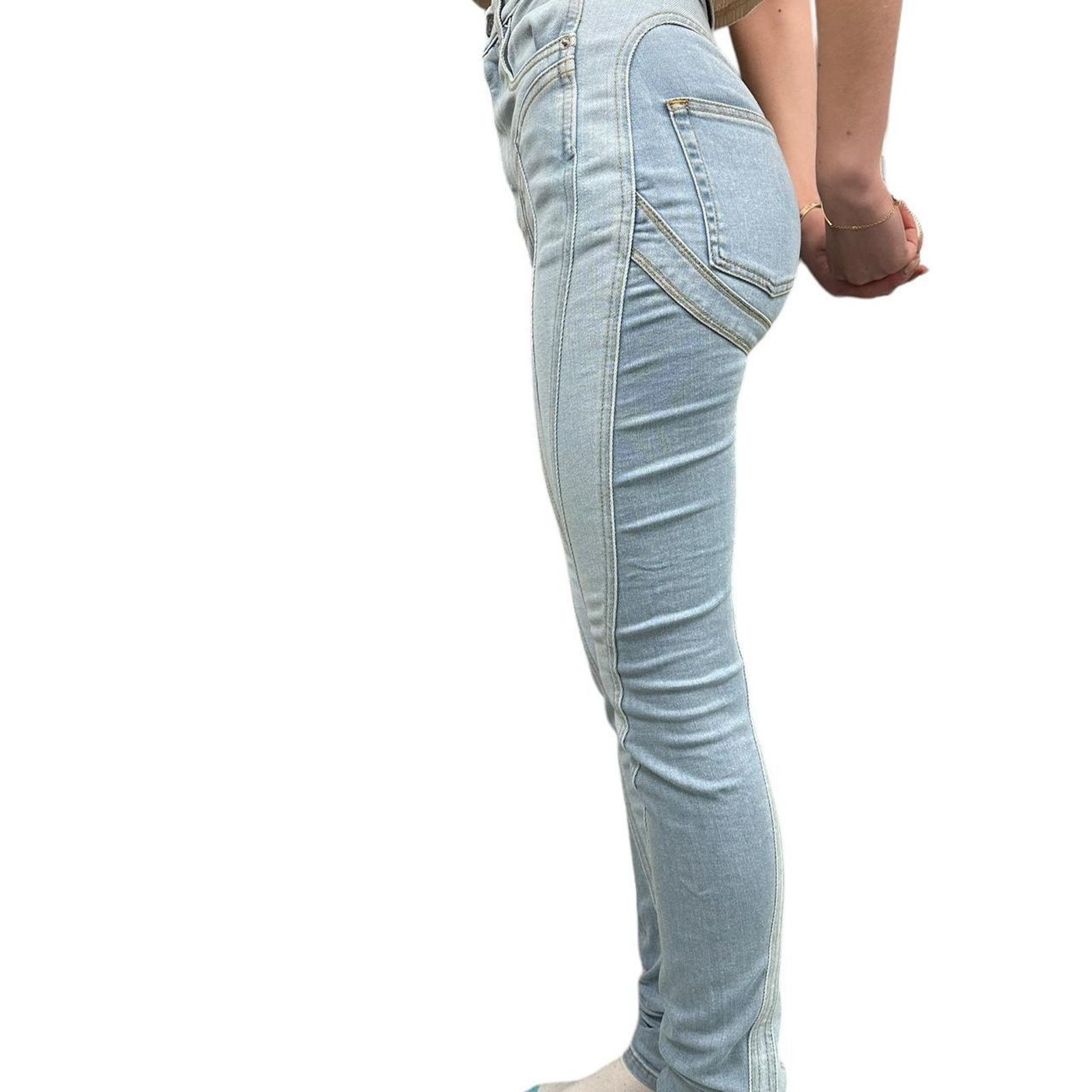 Thierry Mugler Mugler 2 Tone denim jeans Size 26" / US 2 / IT 38 - 5 Thumbnail