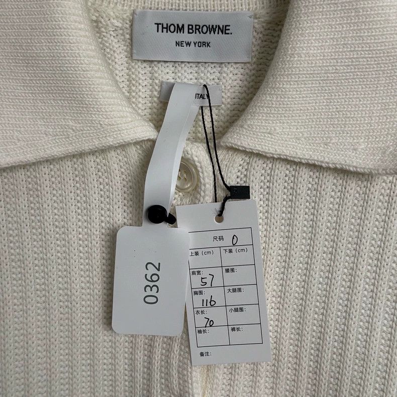 Thom Browne Thom Browne Knitted mid-cuffed sweater Size US XS / EU 42 / 0 - 2 Thumbnail