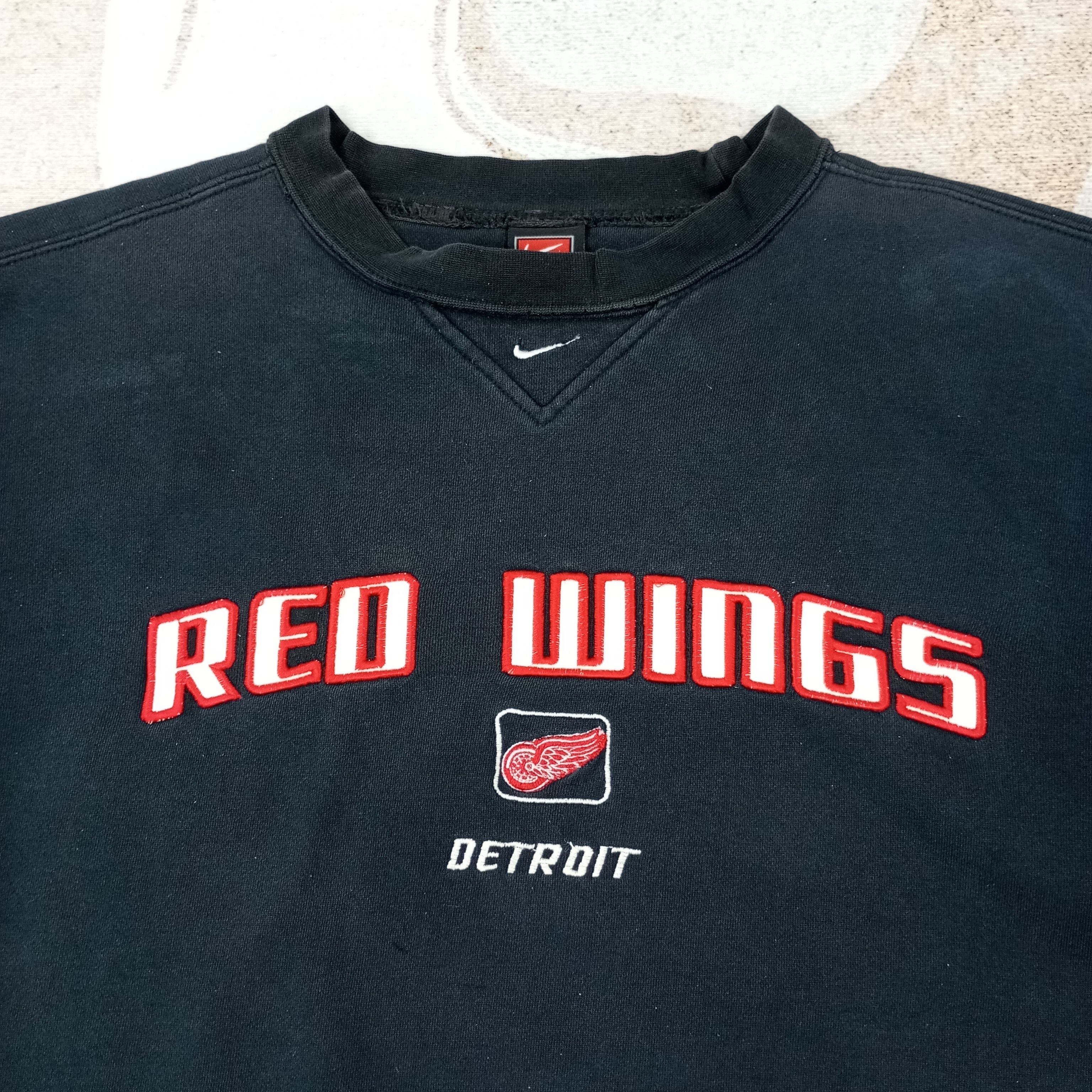 Nike Nike Red Wings Detroit Ice Hockey Team Sweatshirt c234n15 Size US XXL / EU 58 / 5 - 2 Thumbnail