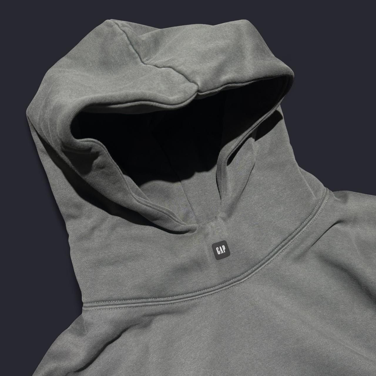 Balenciaga × Gap × Yeezy Yeezy Gap Balenciaga Dark Green 05 Logo Hoodie Size US M / EU 48-50 / 2 - 2 Thumbnail