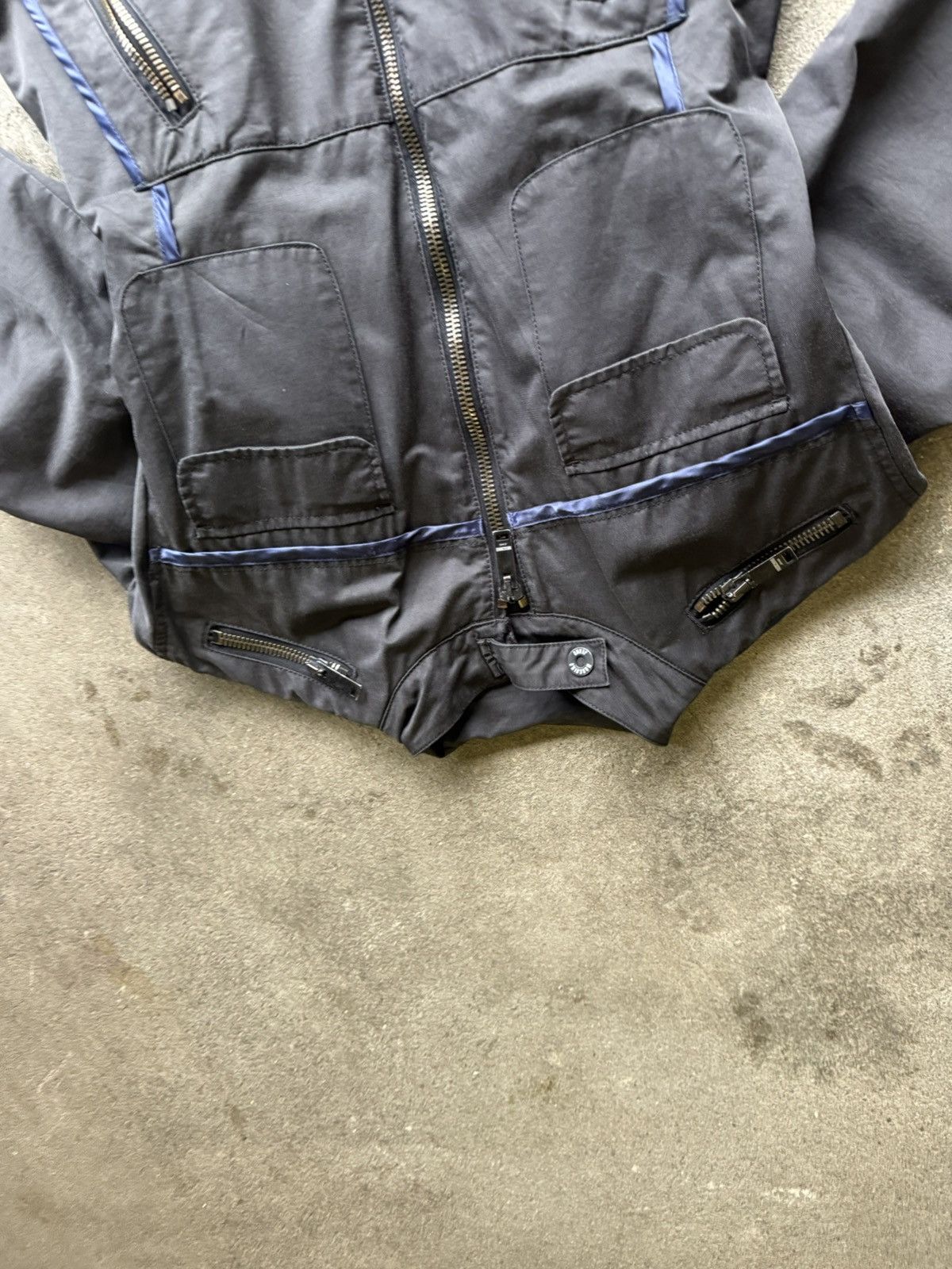 Moschino Moschino Zip Utility Jacket – Black 2000s Tech Archive Size US M / EU 48-50 / 2 - 2 Thumbnail